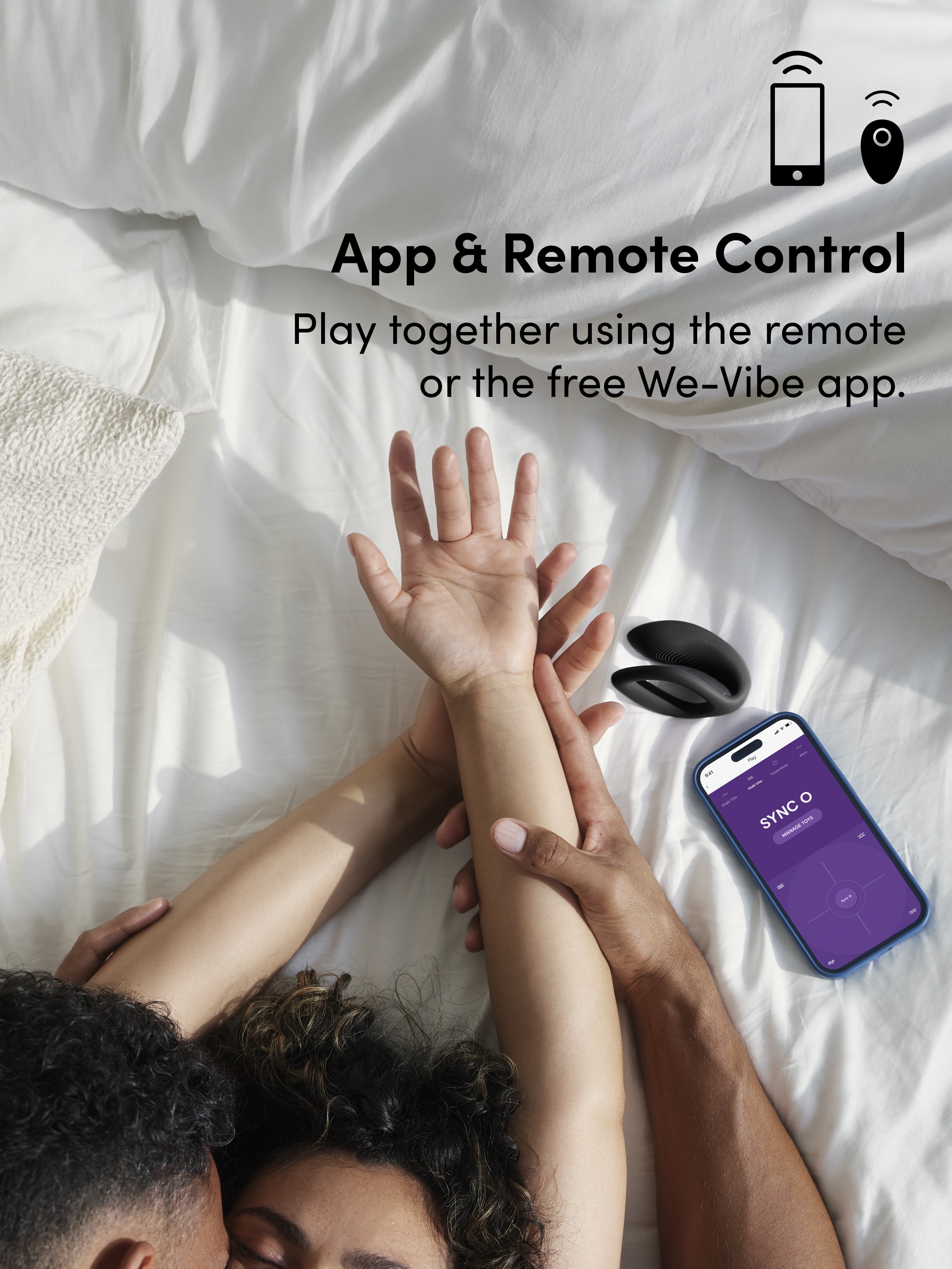 Womanizer Next & We-Vibe Sync O Lust & Luxury Collection Box, Black, hi-res