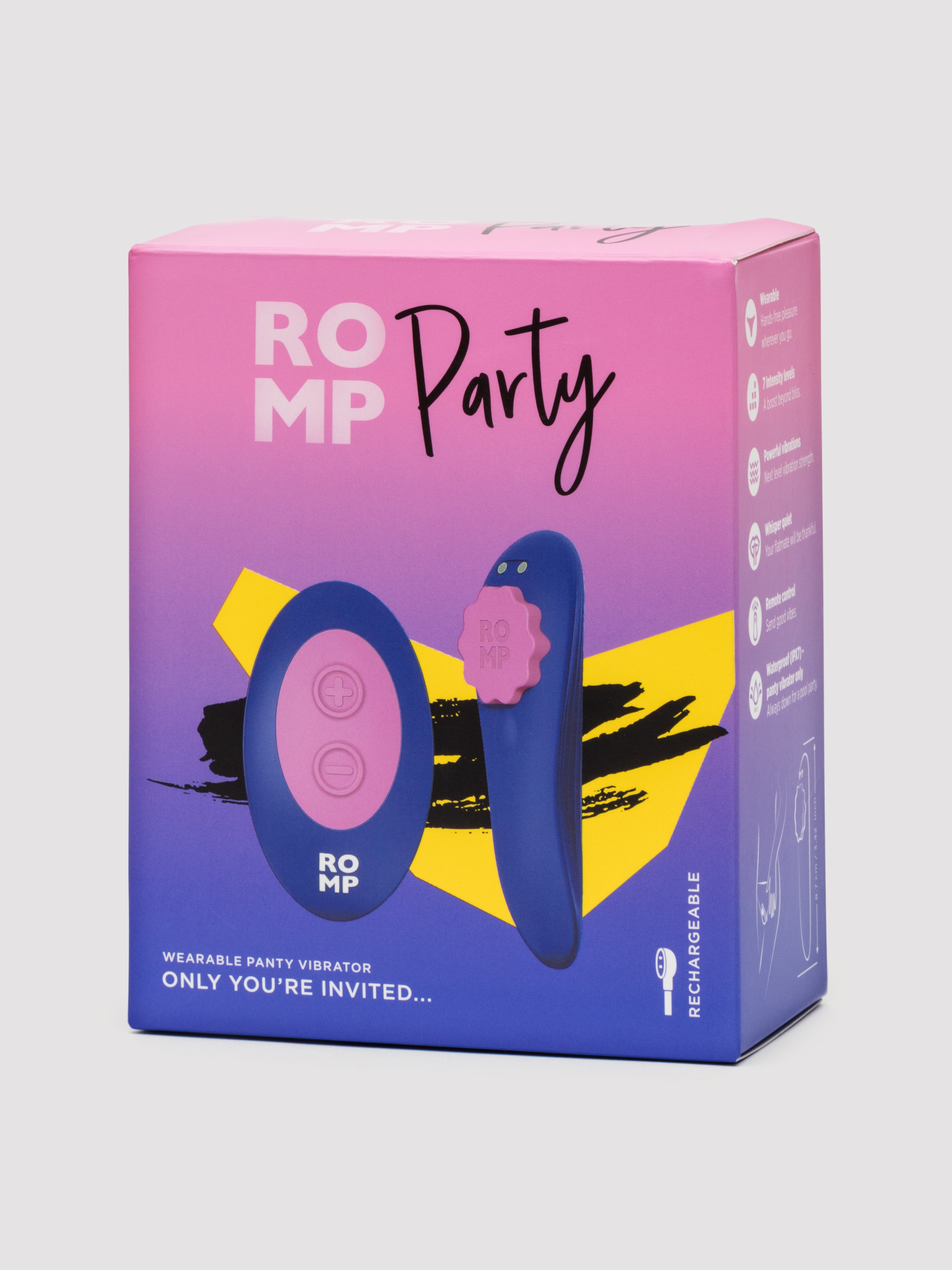 ROMP Party Remote Control Panty Vibe, Purple, hi-res
