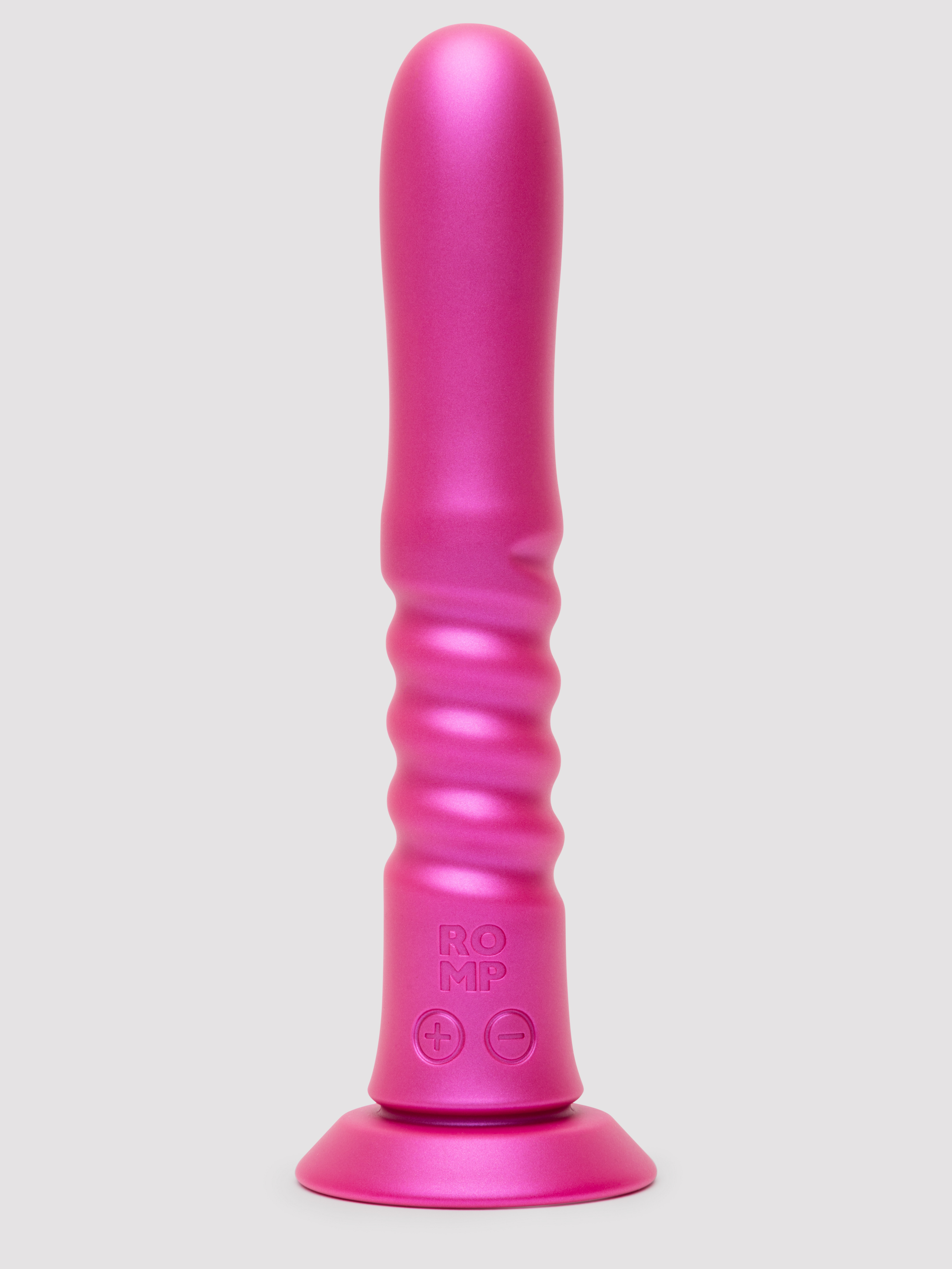 ROMP Jiggle Thrusting Dildo Vibrator, Purple, hi-res