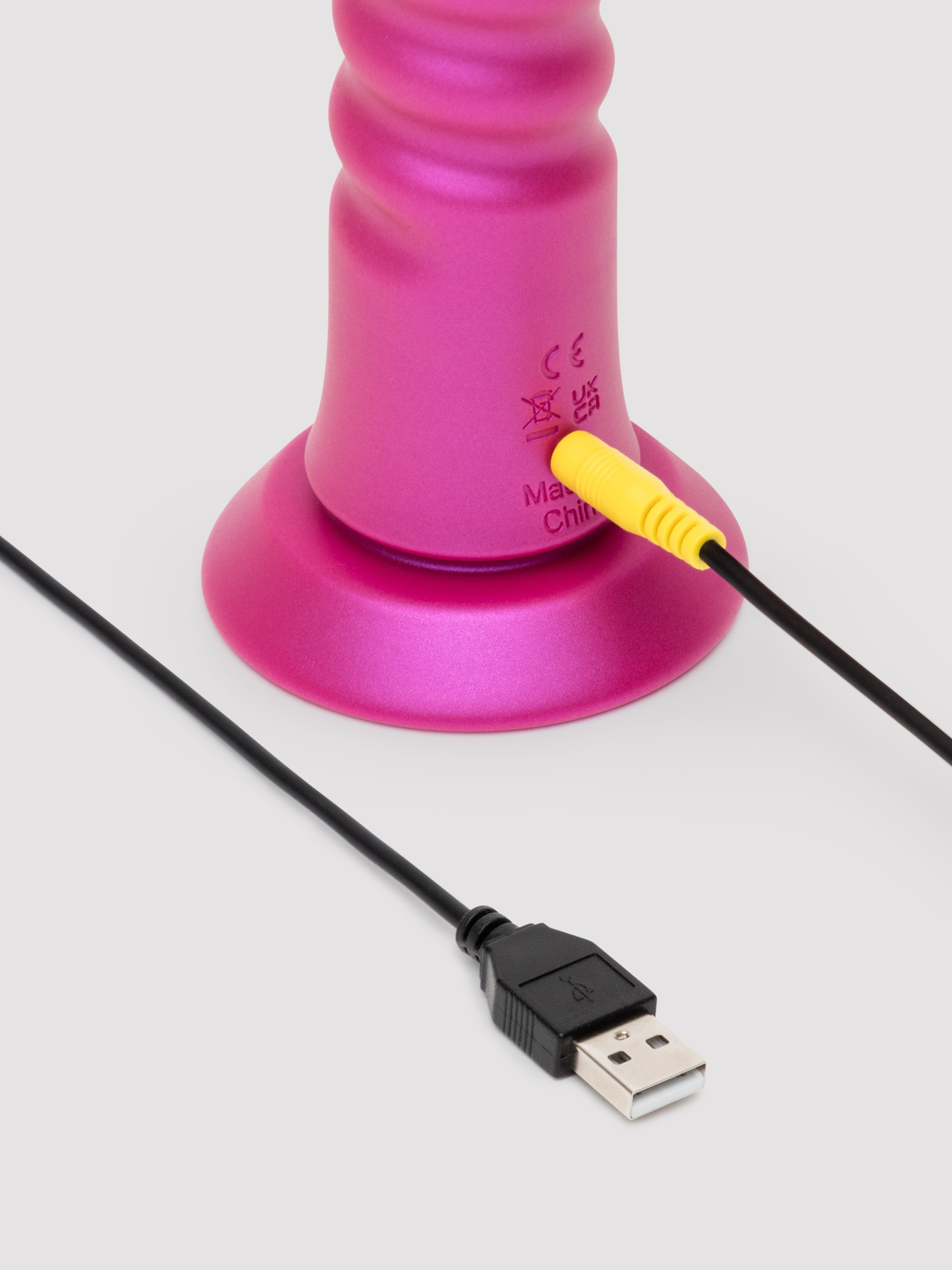 ROMP Jiggle Thrusting Dildo Vibrator, Purple, hi-res