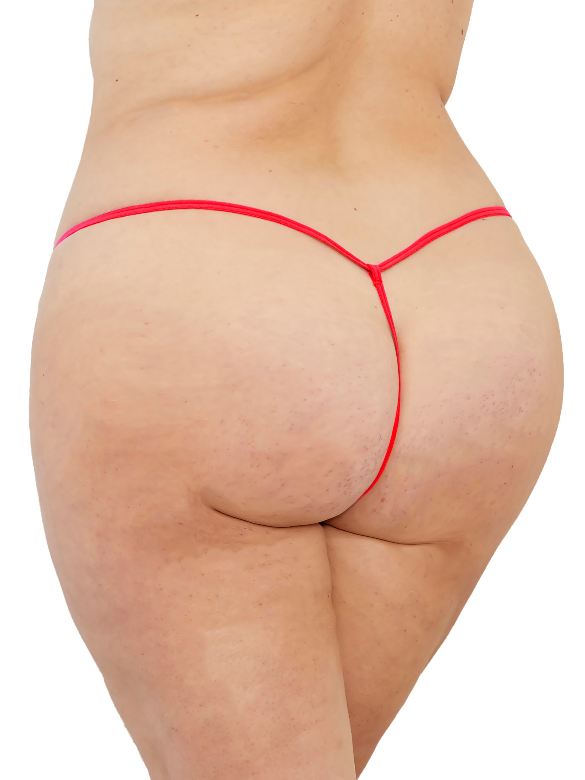 Escante Lace G-String, Red, hi-res