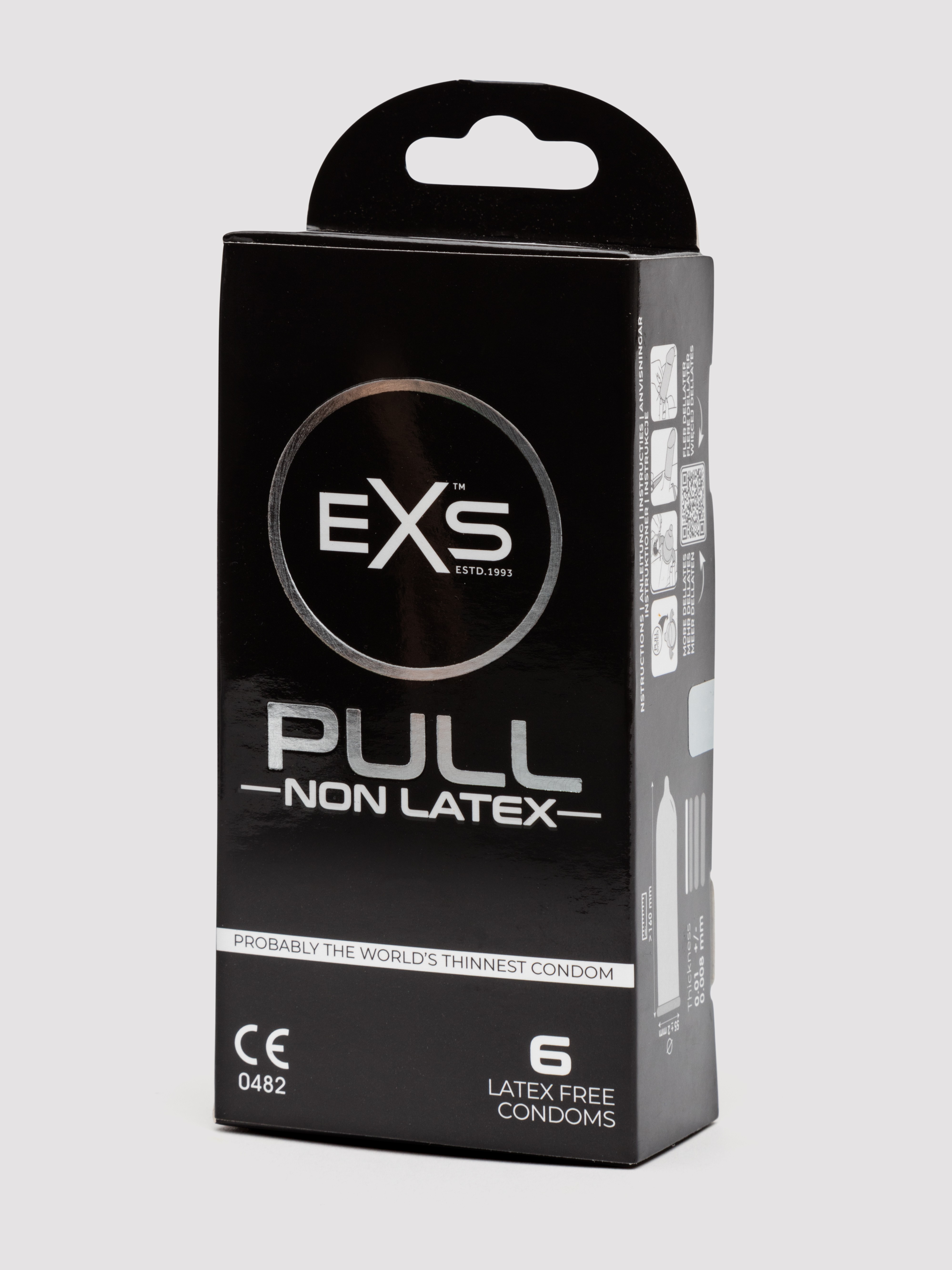 EXS PULL Latex Free Condoms (6 Pack), , hi-res