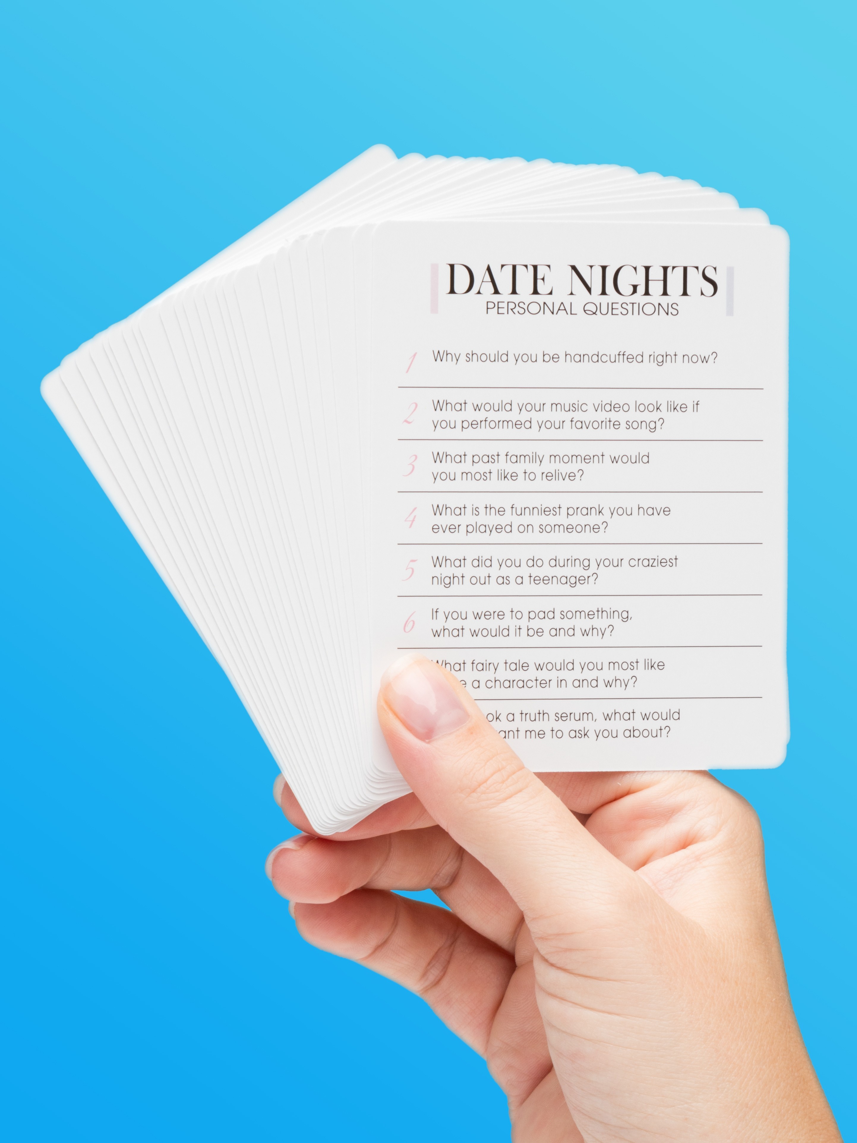 Couples Date Night Personal Questions Cards (69 Cards), , hi-res