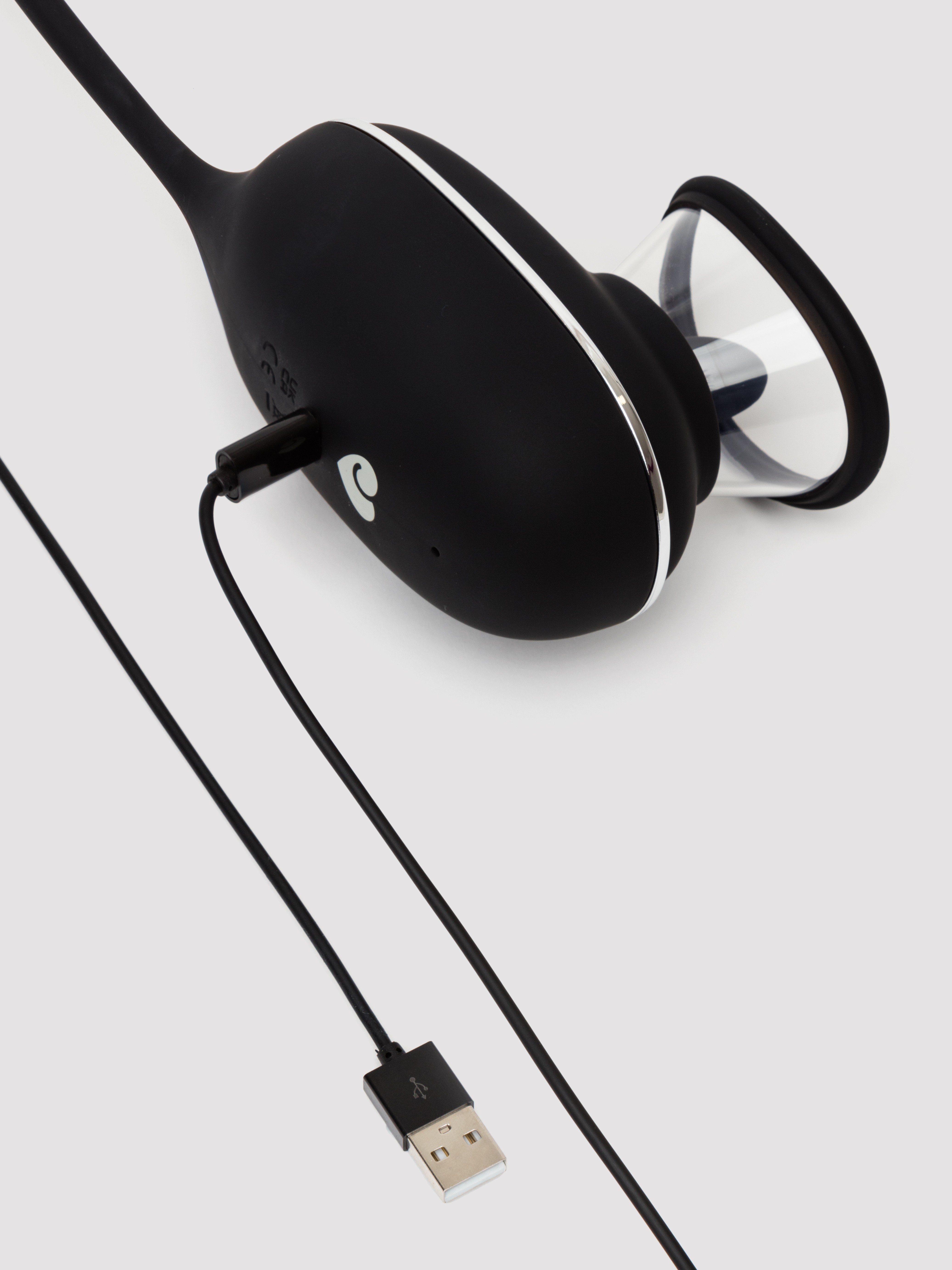 Lovehoney Supreme Sensation Rechargeable Pussy Pump with Thrusting Egg, Black, hi-res