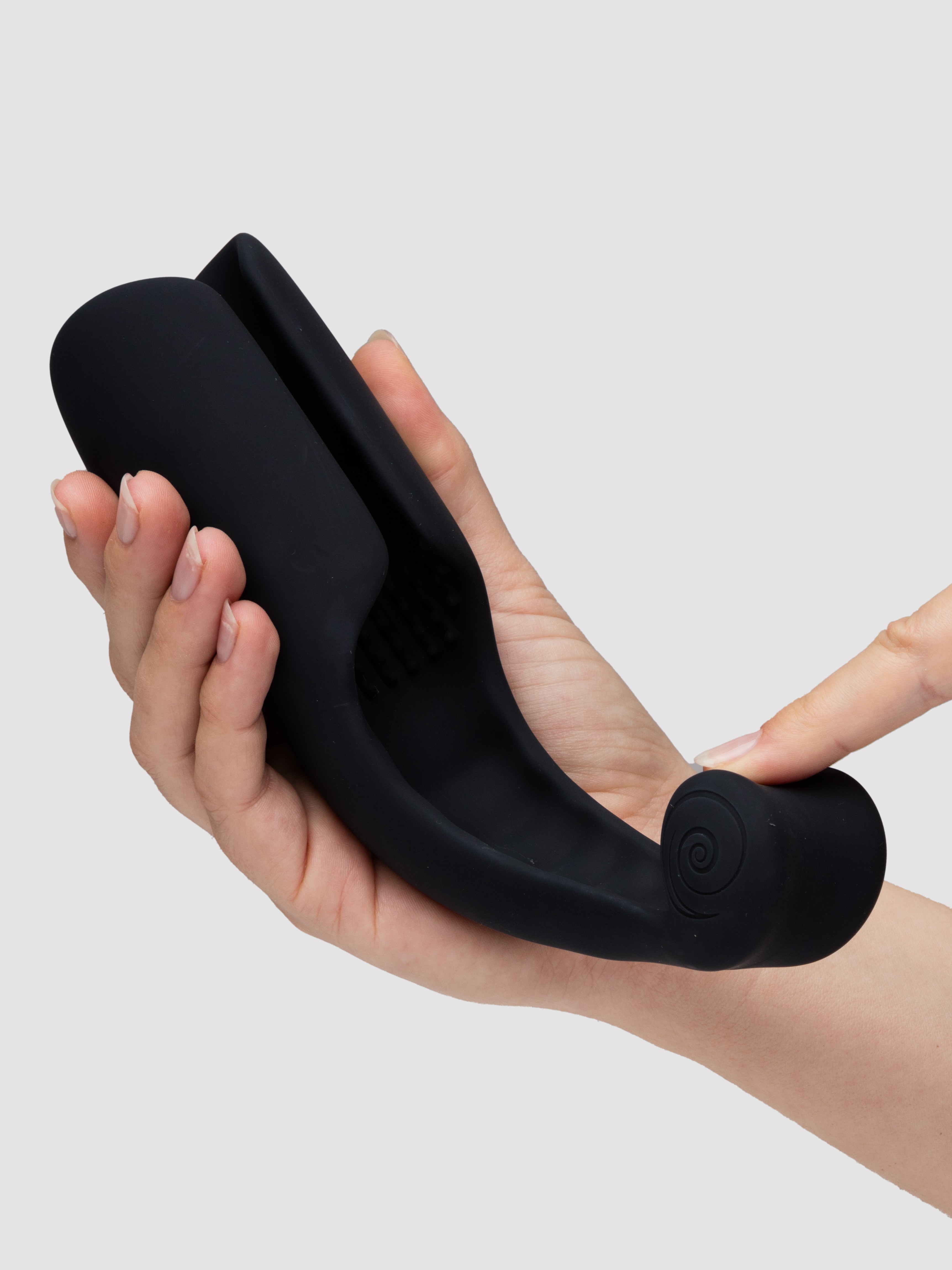 SVibe Evo Vibrating Dual Stimulation Male Masturbator , Black, hi-res