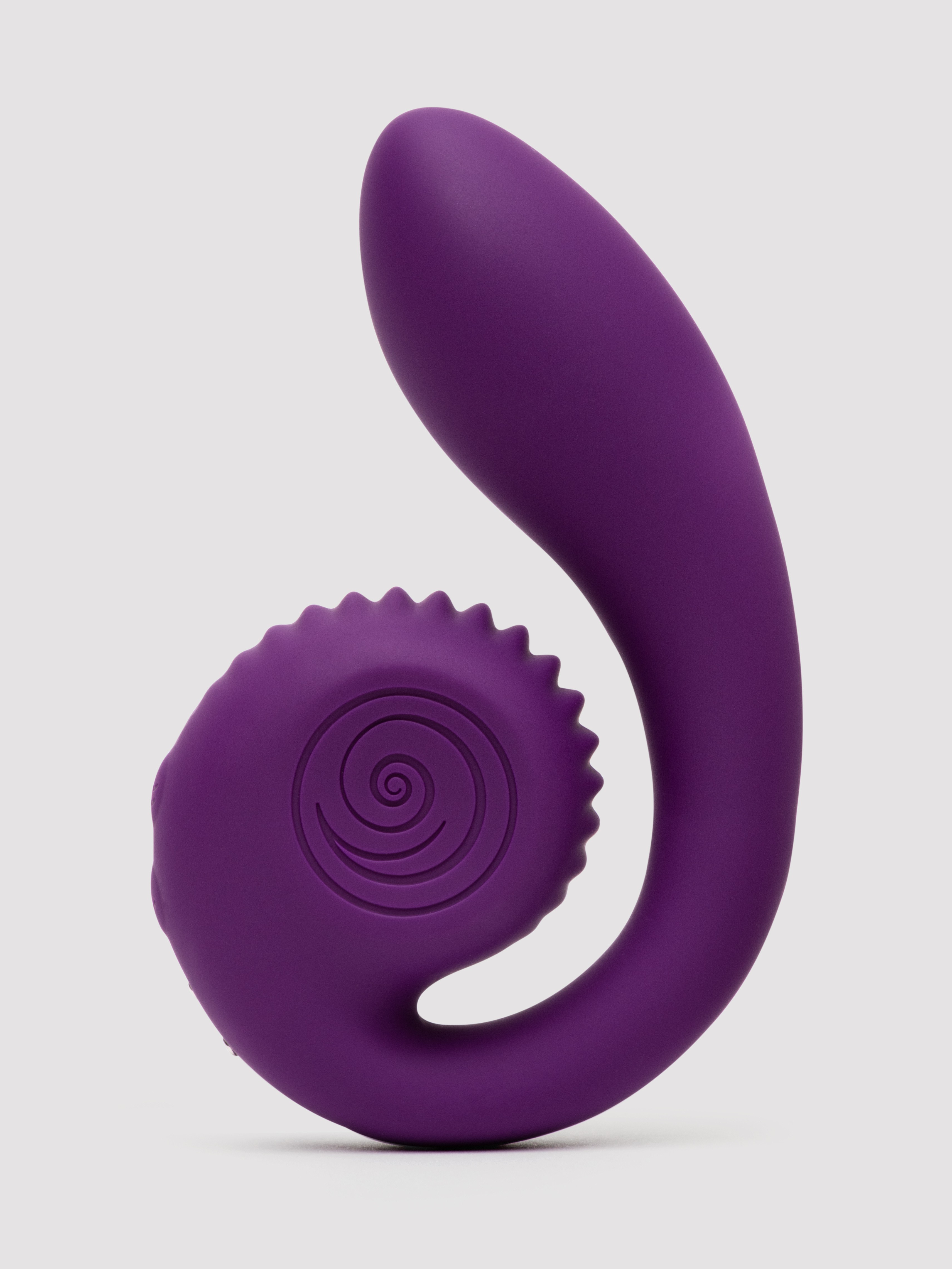 Snail Vibe Gizi Rechargeable Dual Stimulation Curve Vibrator, Purple, hi-res