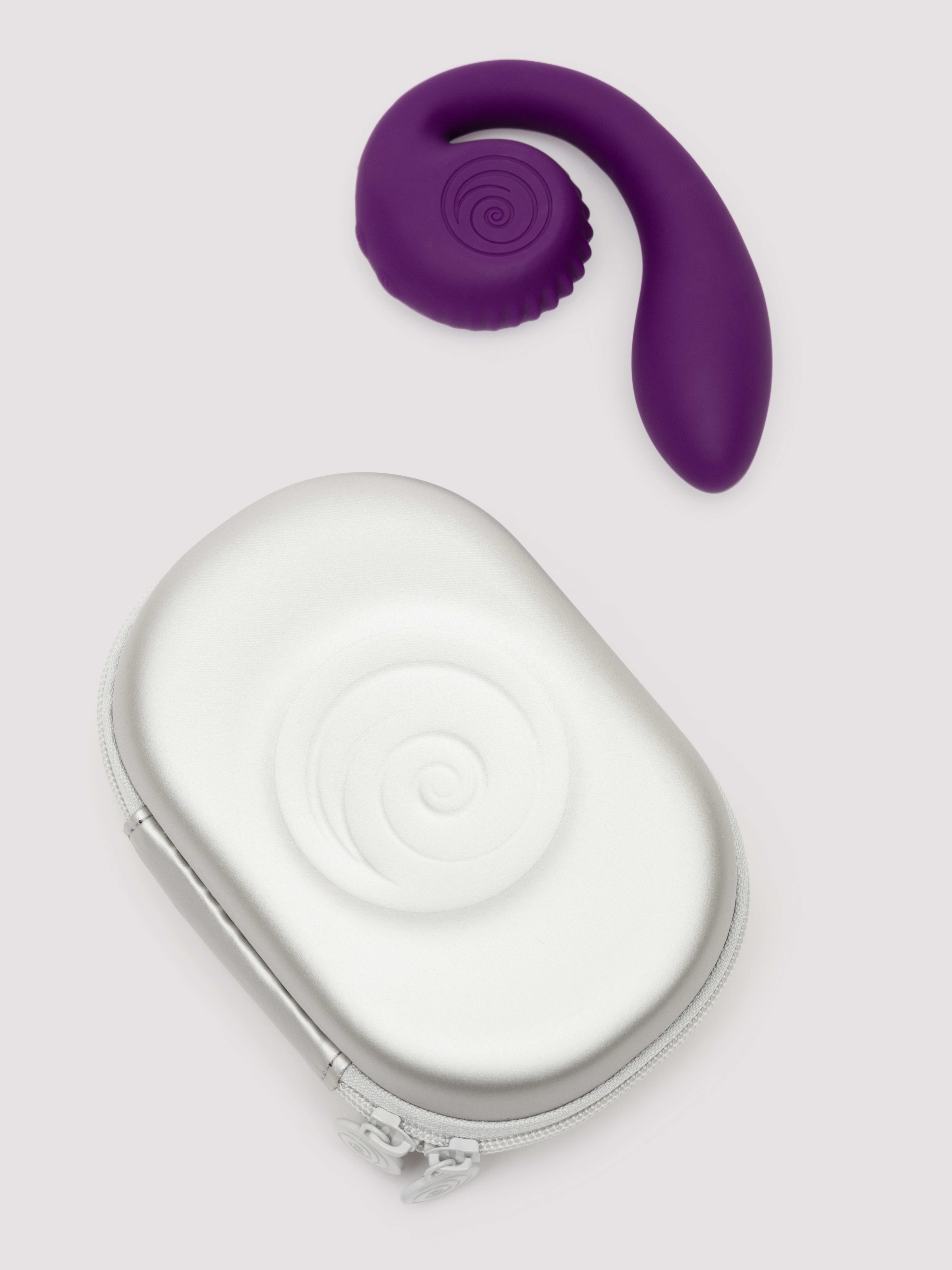 Snail Vibe Gizi Rechargeable Dual Stimulation Curve Vibrator, Purple, hi-res