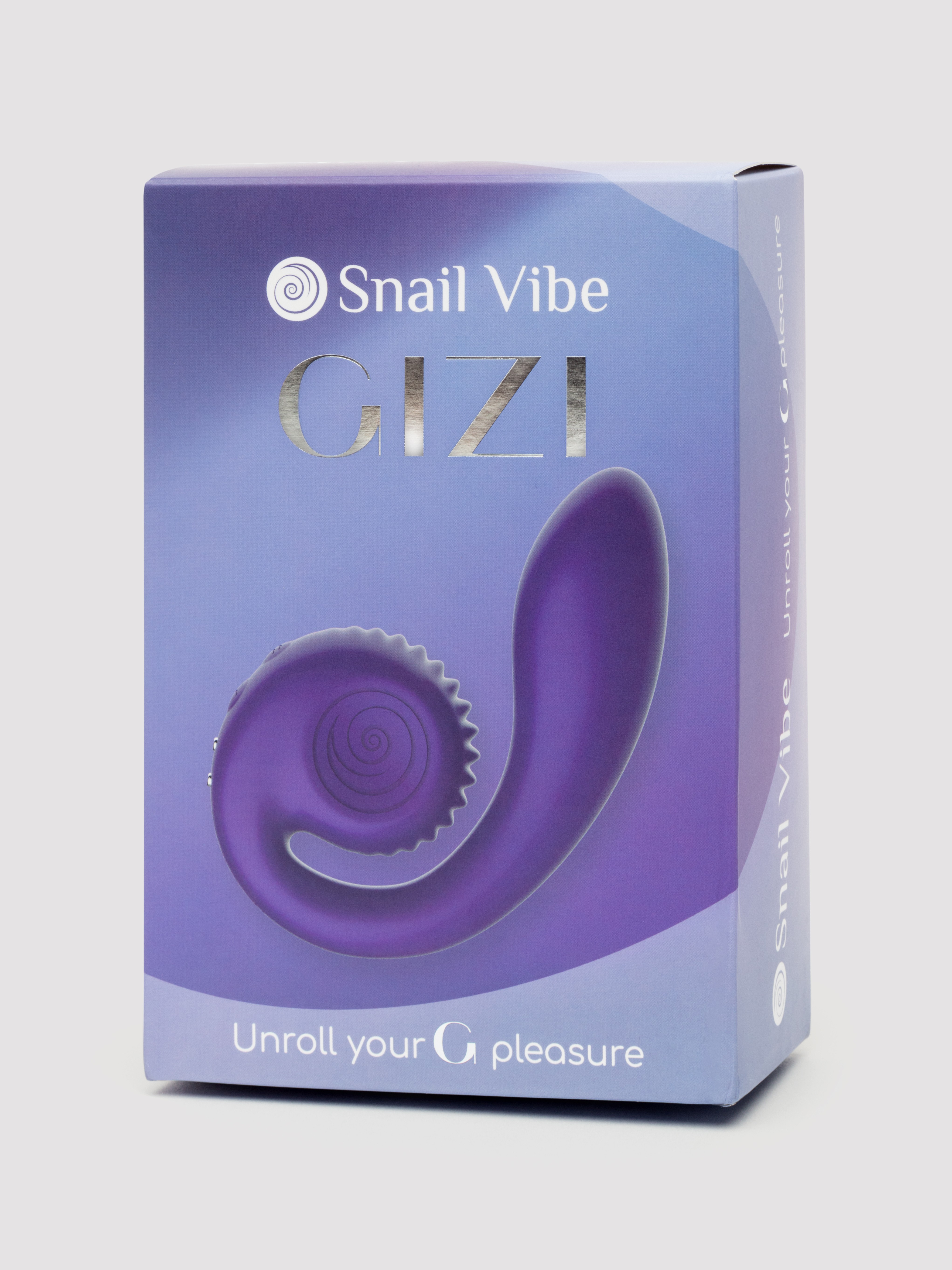 Snail Vibe Gizi Rechargeable Dual Stimulation Curve Vibrator, Purple, hi-res