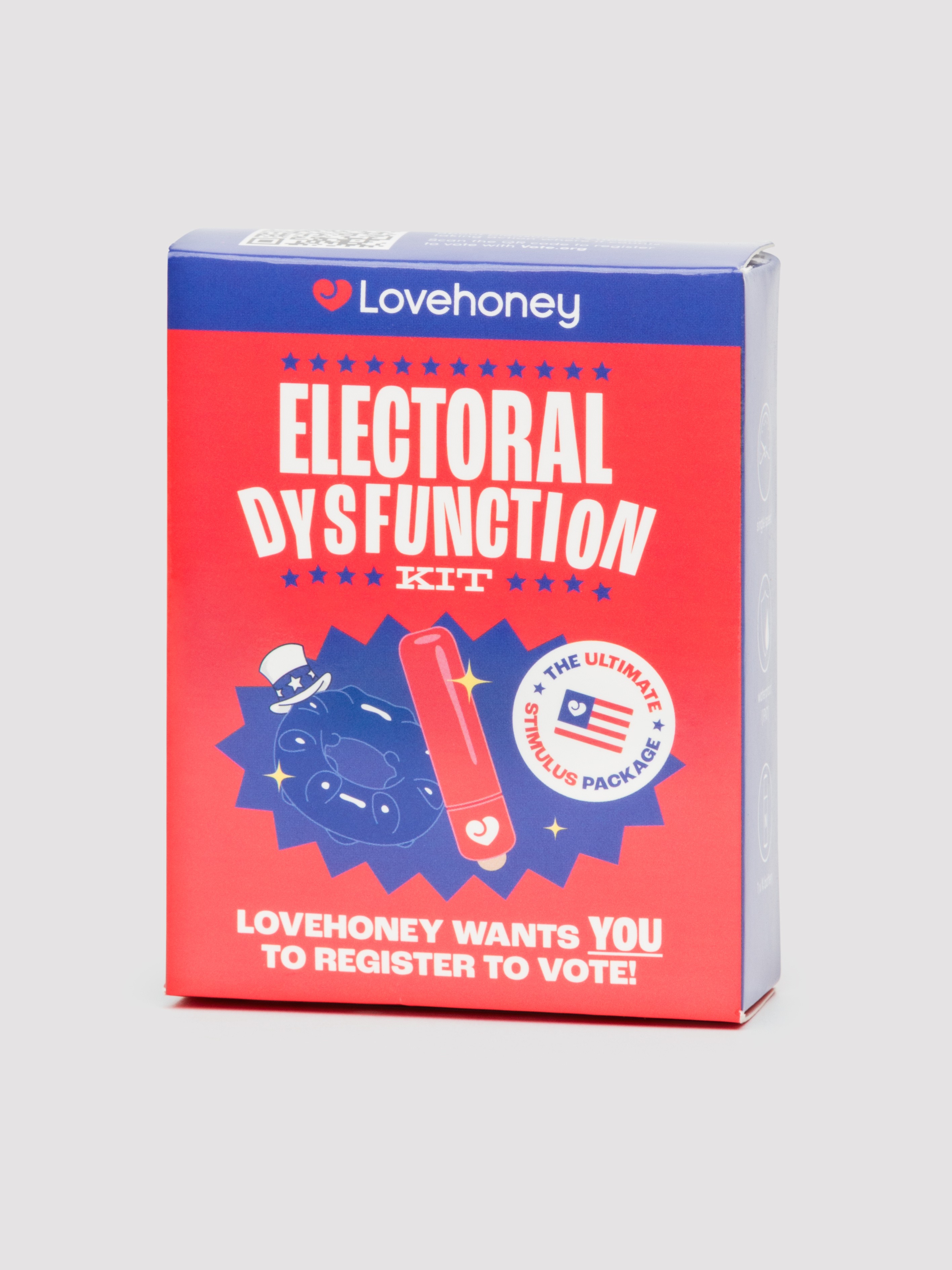 Lovehoney Electoral Dysfunction Kit (2 Piece), Red, hi-res