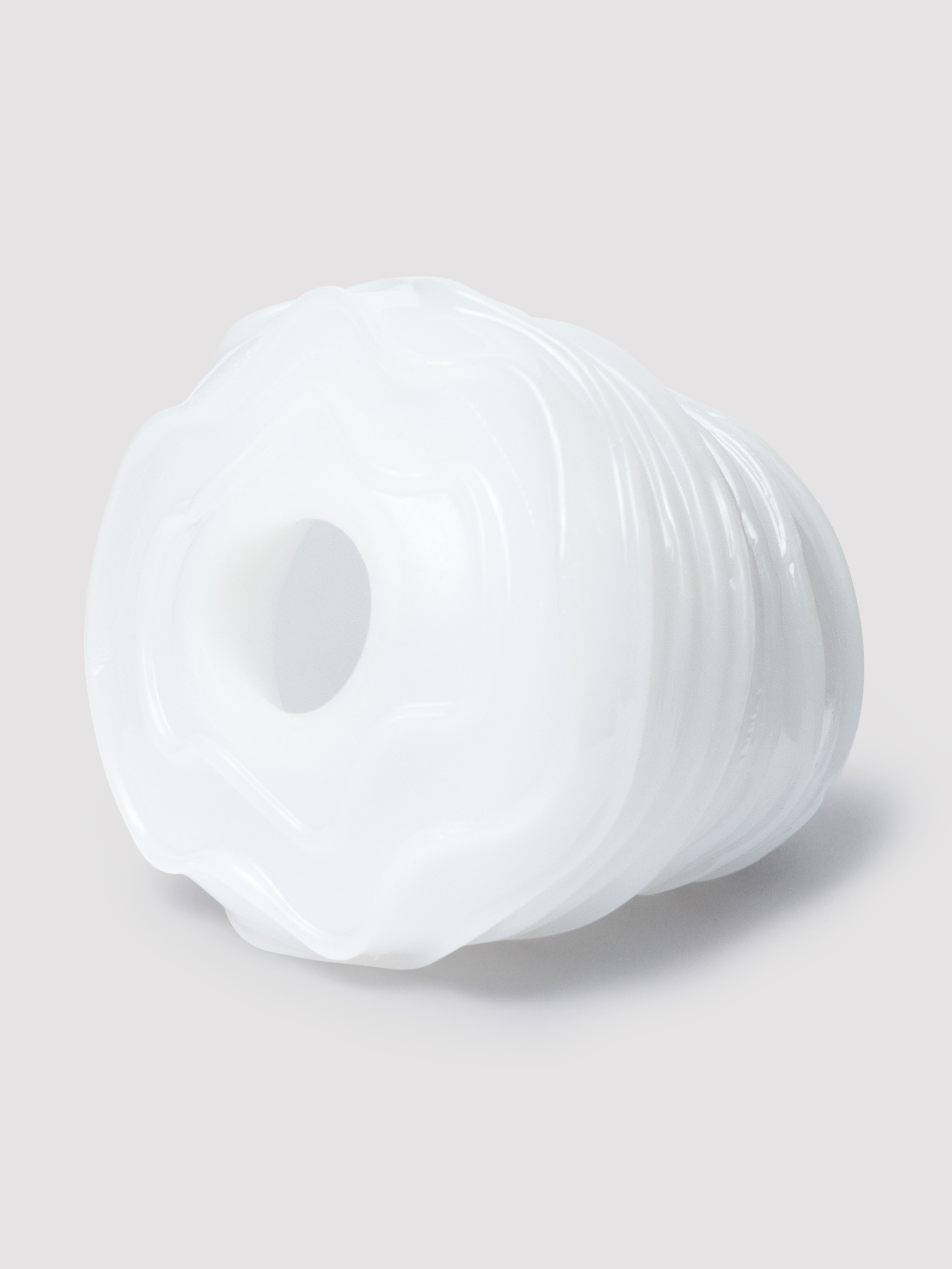 Lovehoney Textured Male Masturbator Egg, Clear, hi-res