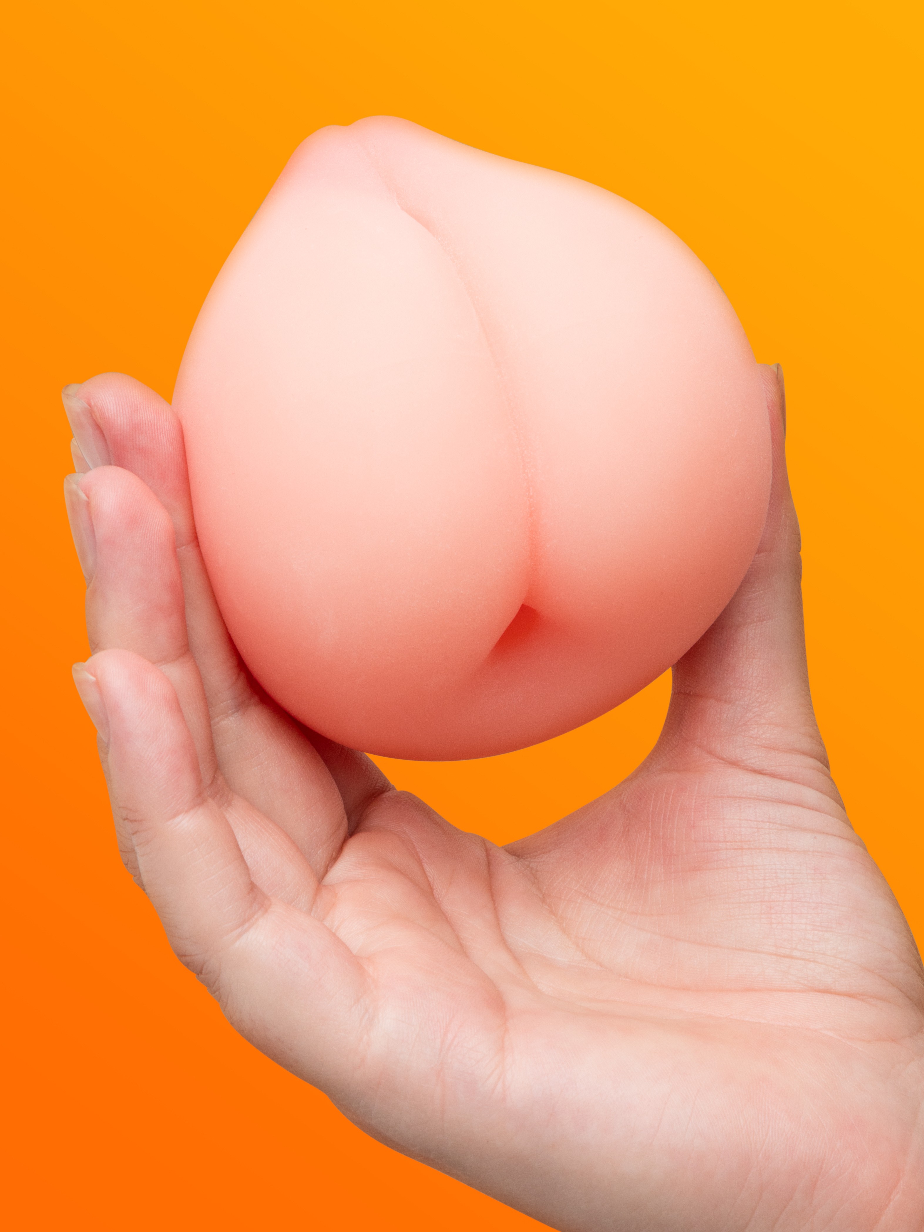 Do You Want A Peach Of Me? Male Masturbator, Pink, hi-res