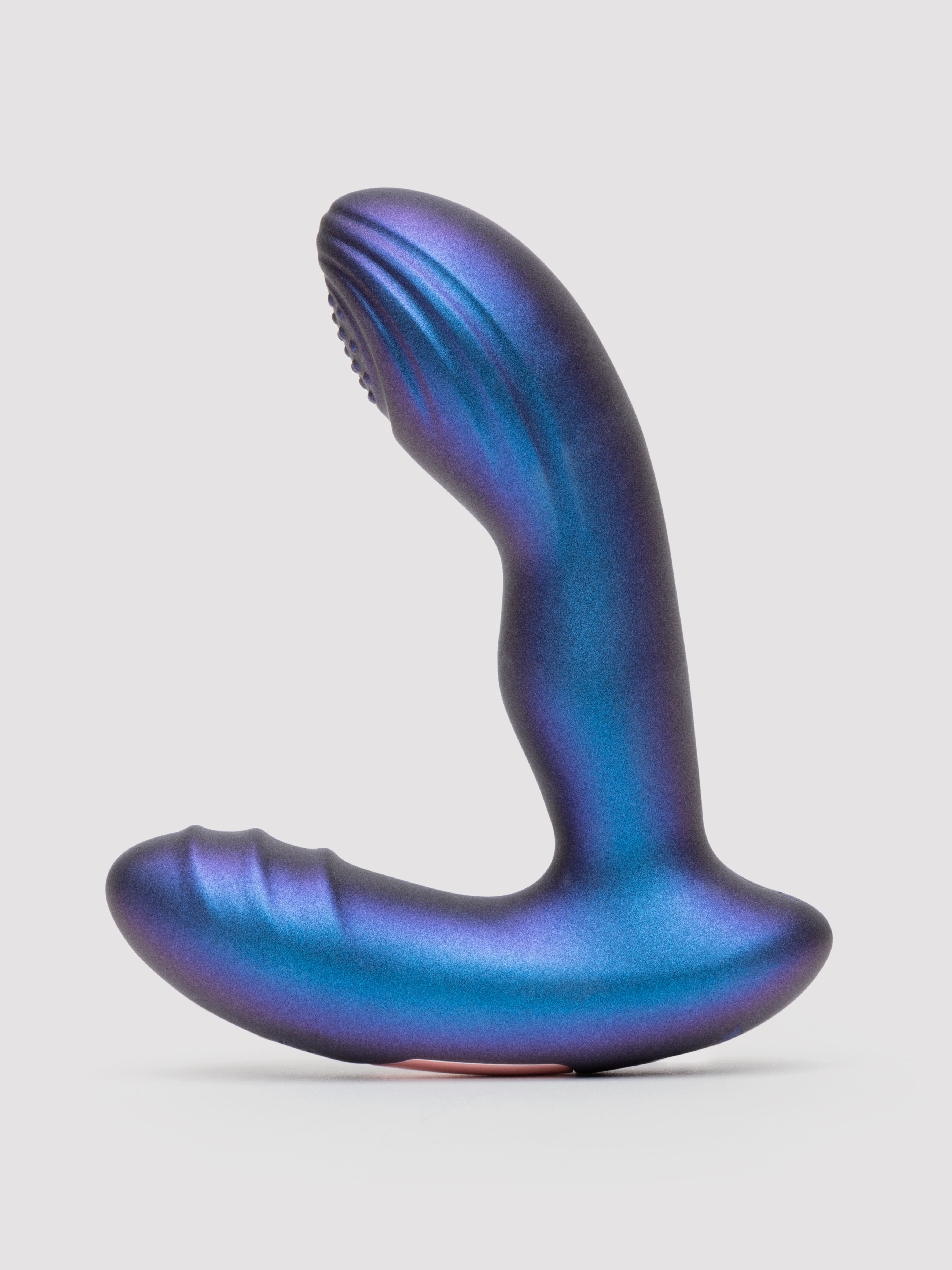 Hueman Tapping Rechargeable Prostate Massager , Purple, hi-res