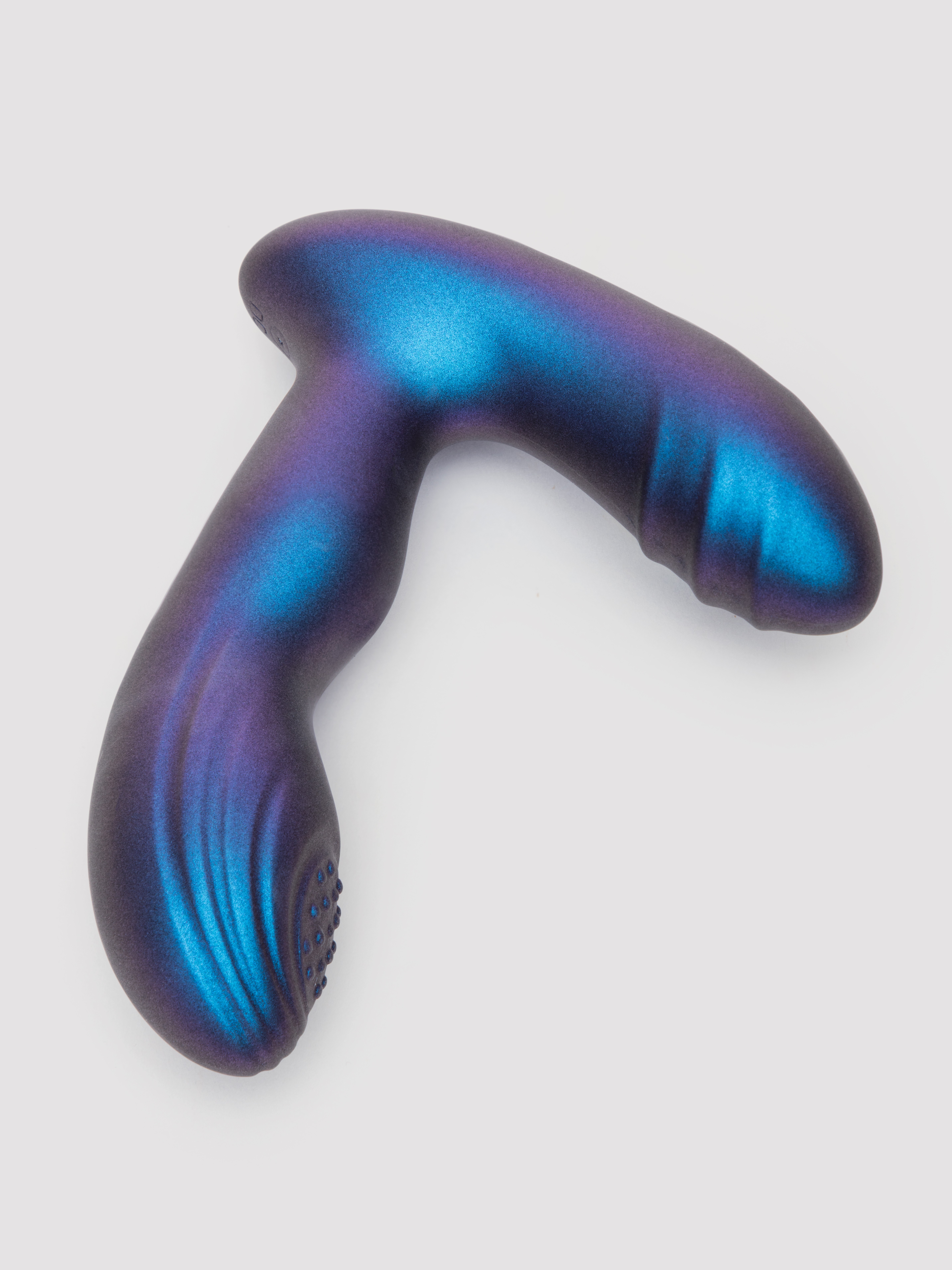 Hueman Tapping Rechargeable Prostate Massager , Purple, hi-res