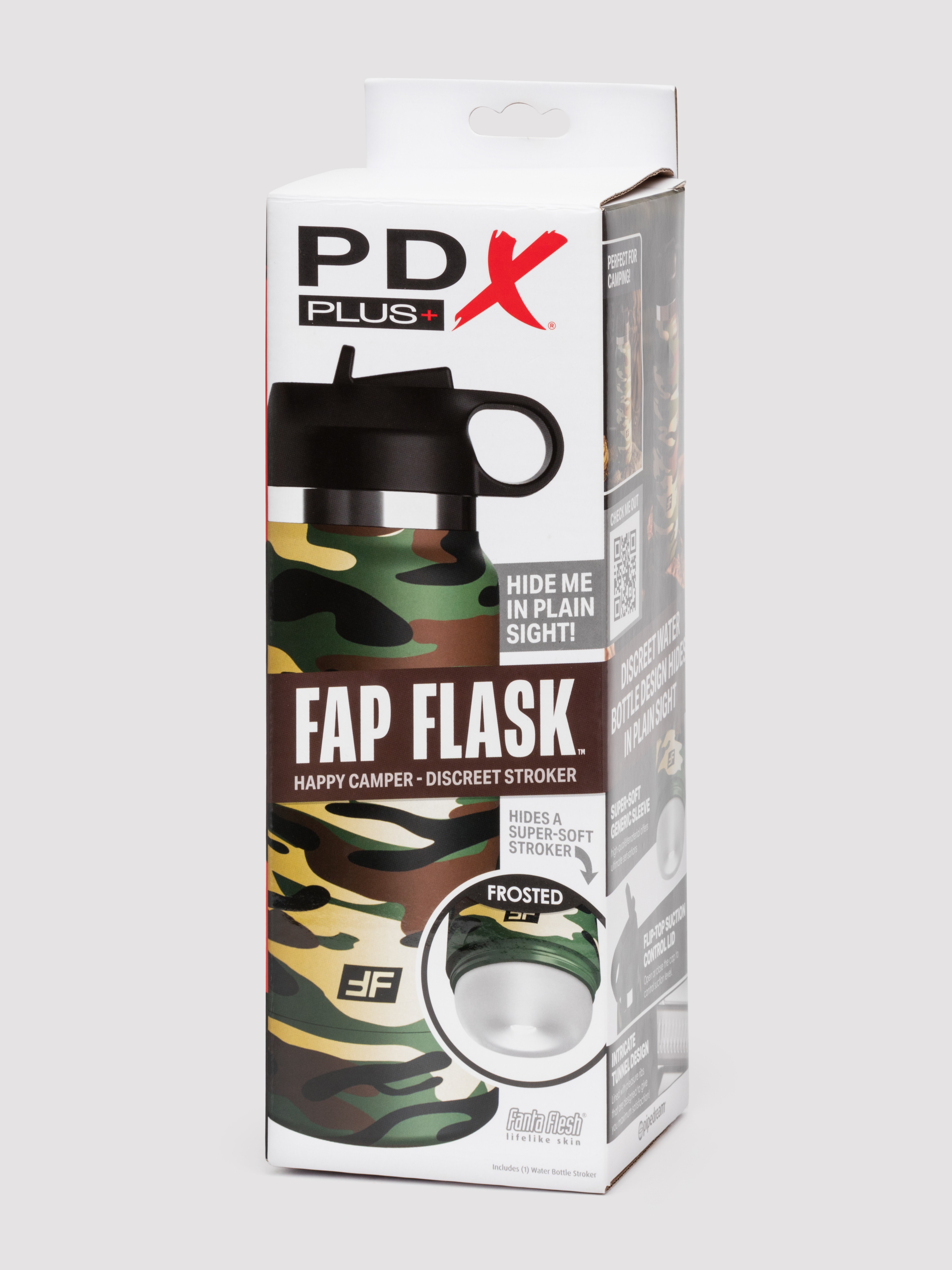 PDX Plus FAP Flask Discreet Male Masturbator, Green, hi-res