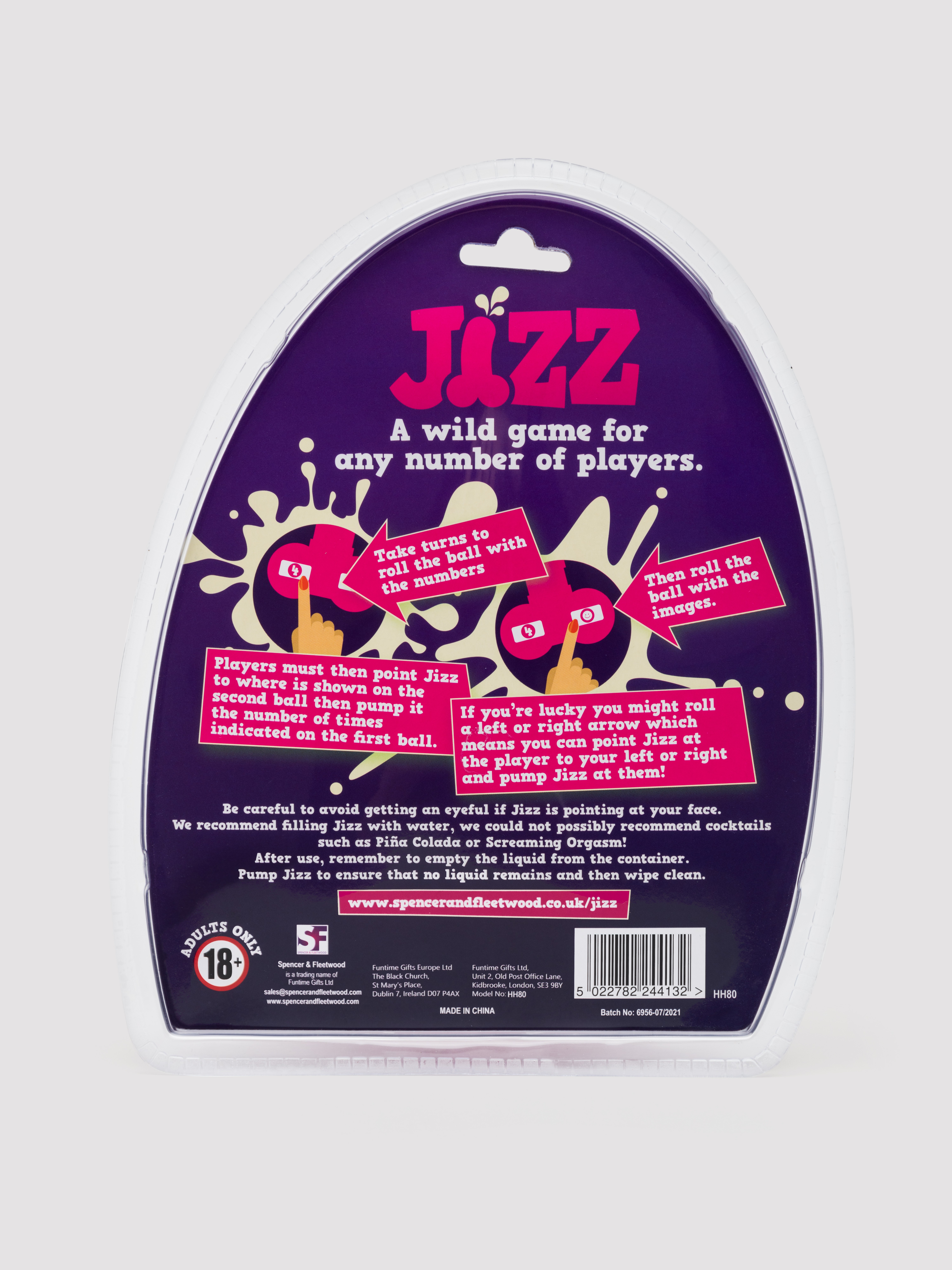 Jizz Wild Adult Drinking Game, , hi-res