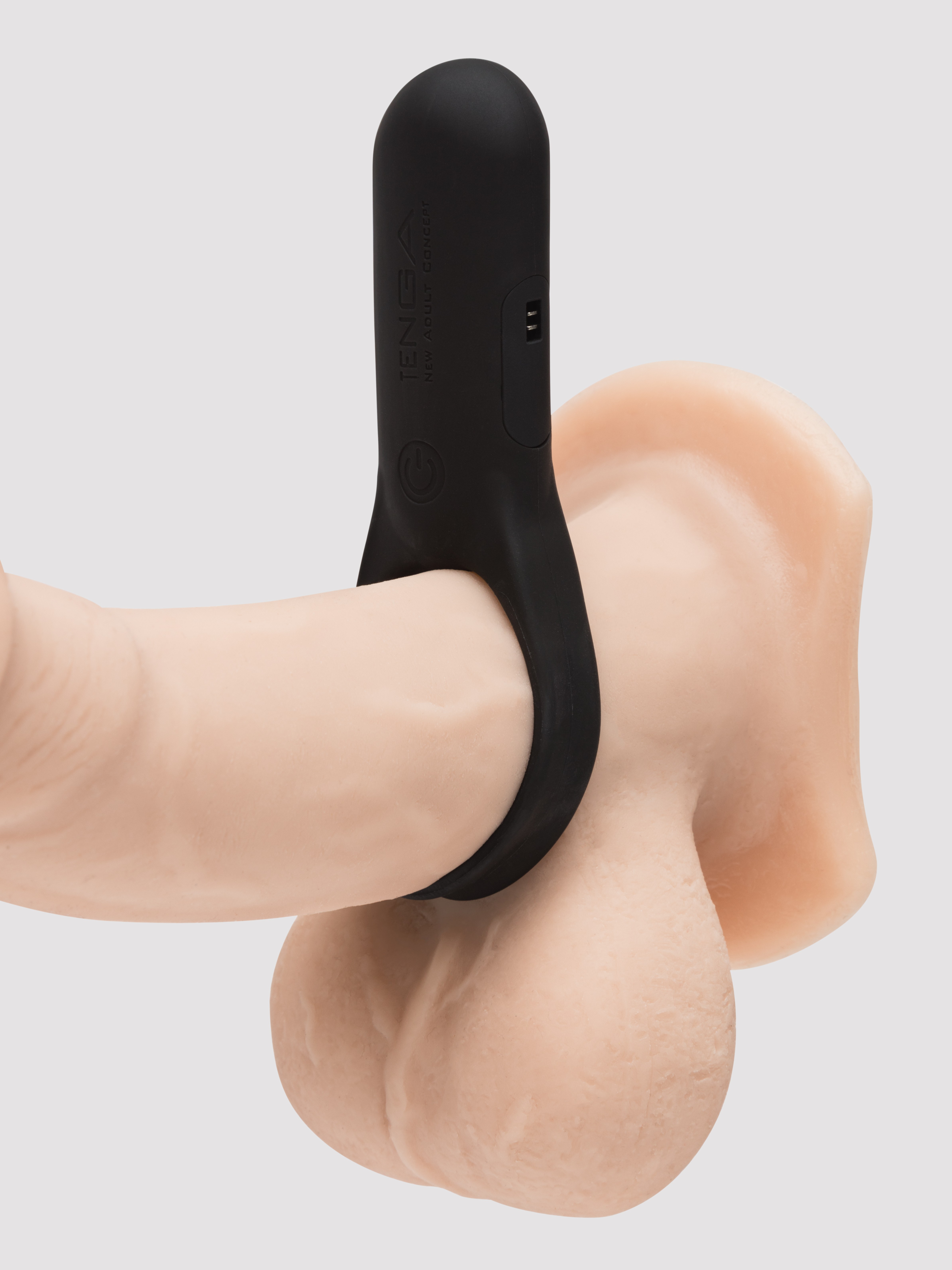 TENGA SVR + Smart Vibe Rechargeable Vibrating Cock Ring, Black, hi-res