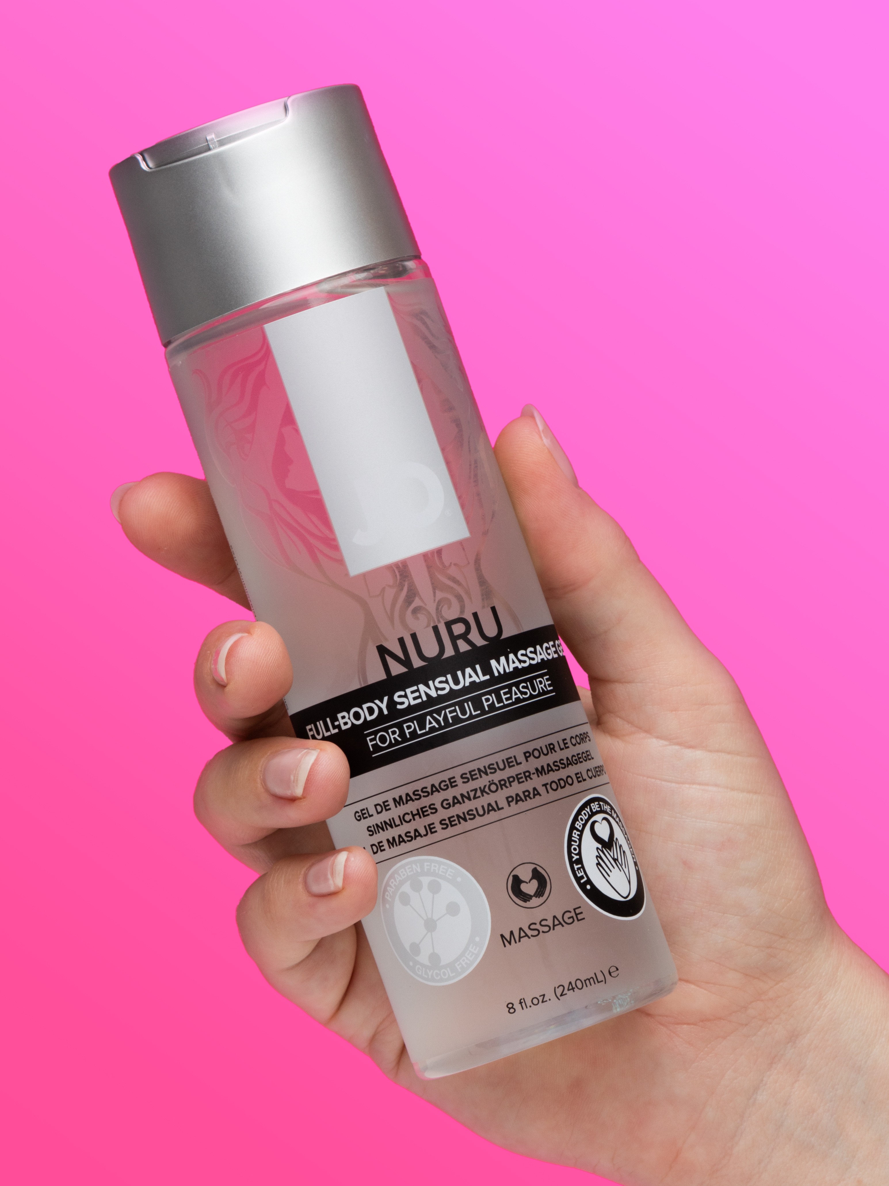 System JO NURU Massage Gel 240ml, , hi-res