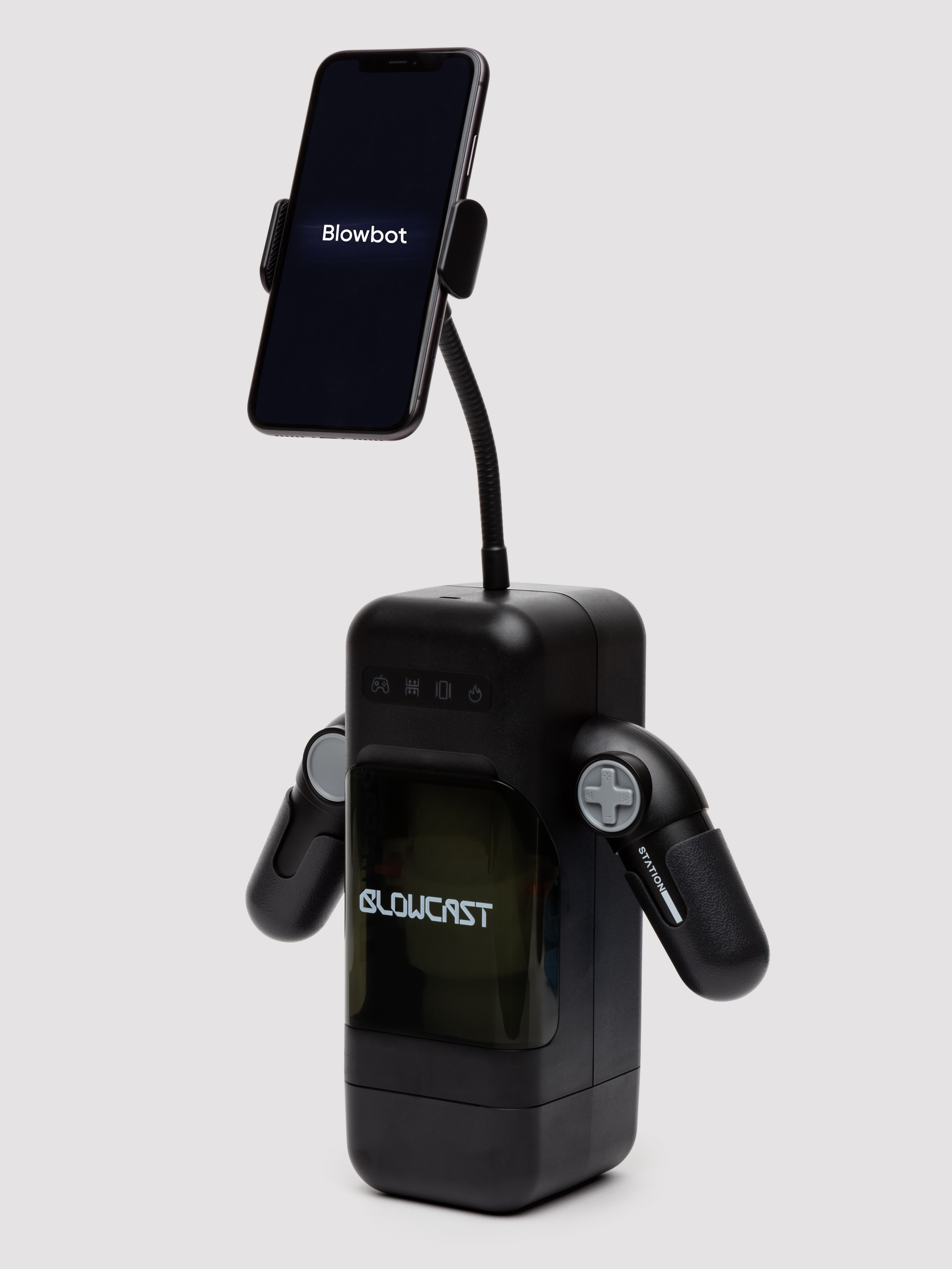 Blowcast Blowbot Automatic Thrusting and Heating Male Masturbator, Black, hi-res
