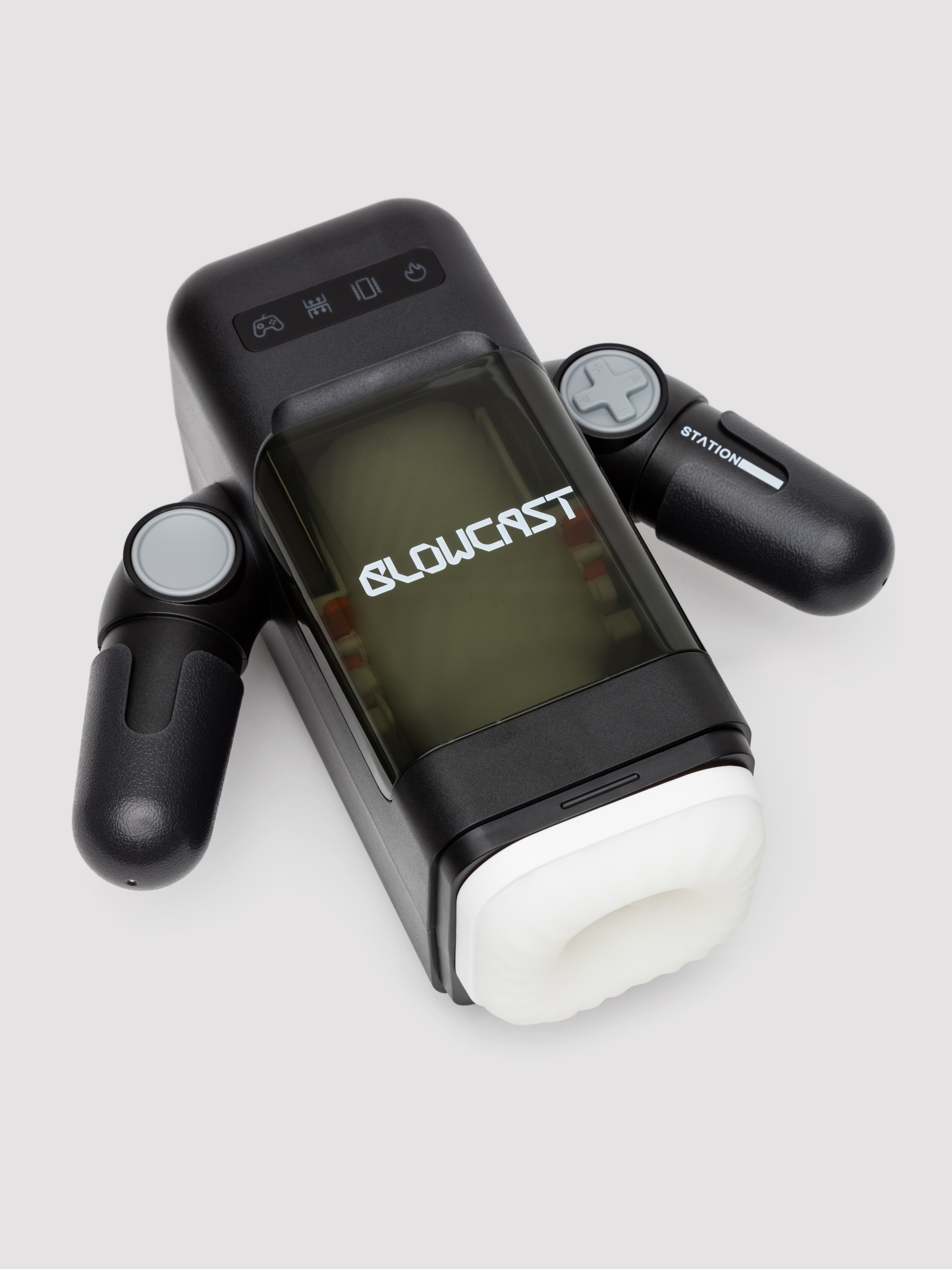 Blowcast Blowbot Automatic Thrusting and Heating Male Masturbator, Black, hi-res