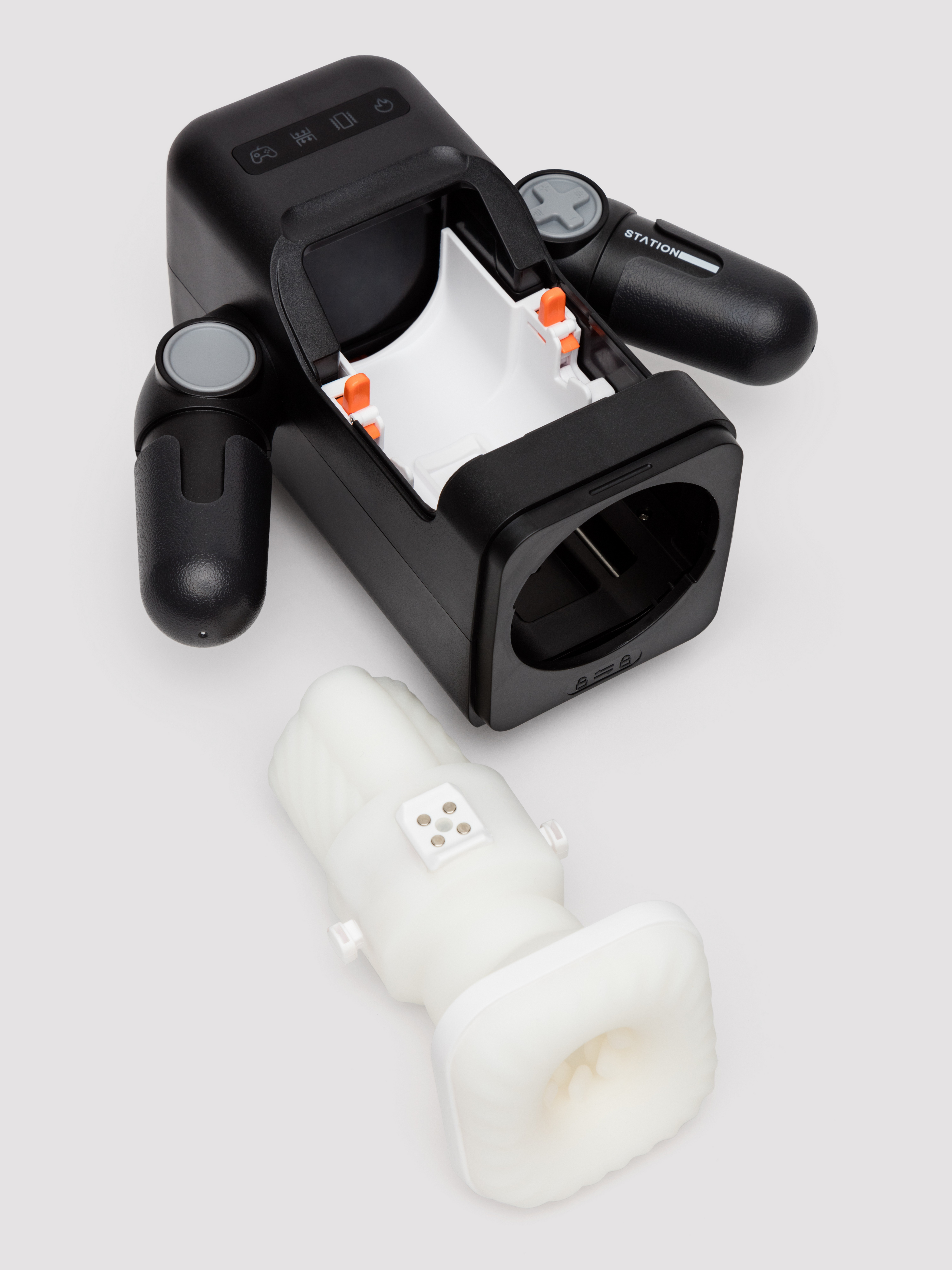 Blowcast Blowbot Automatic Thrusting and Heating Male Masturbator, Black, hi-res