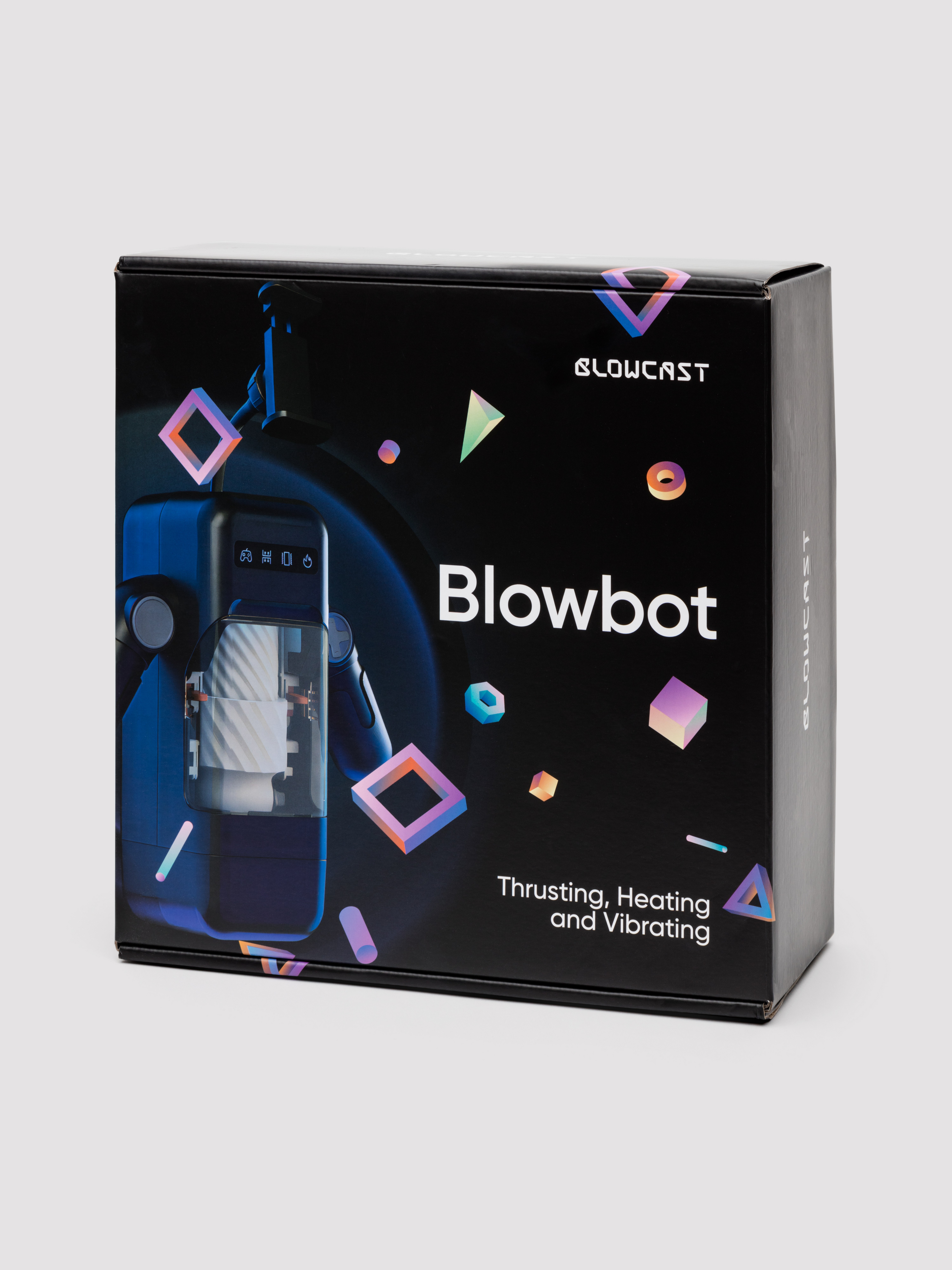 Blowcast Blowbot Automatic Thrusting and Heating Male Masturbator, Black, hi-res
