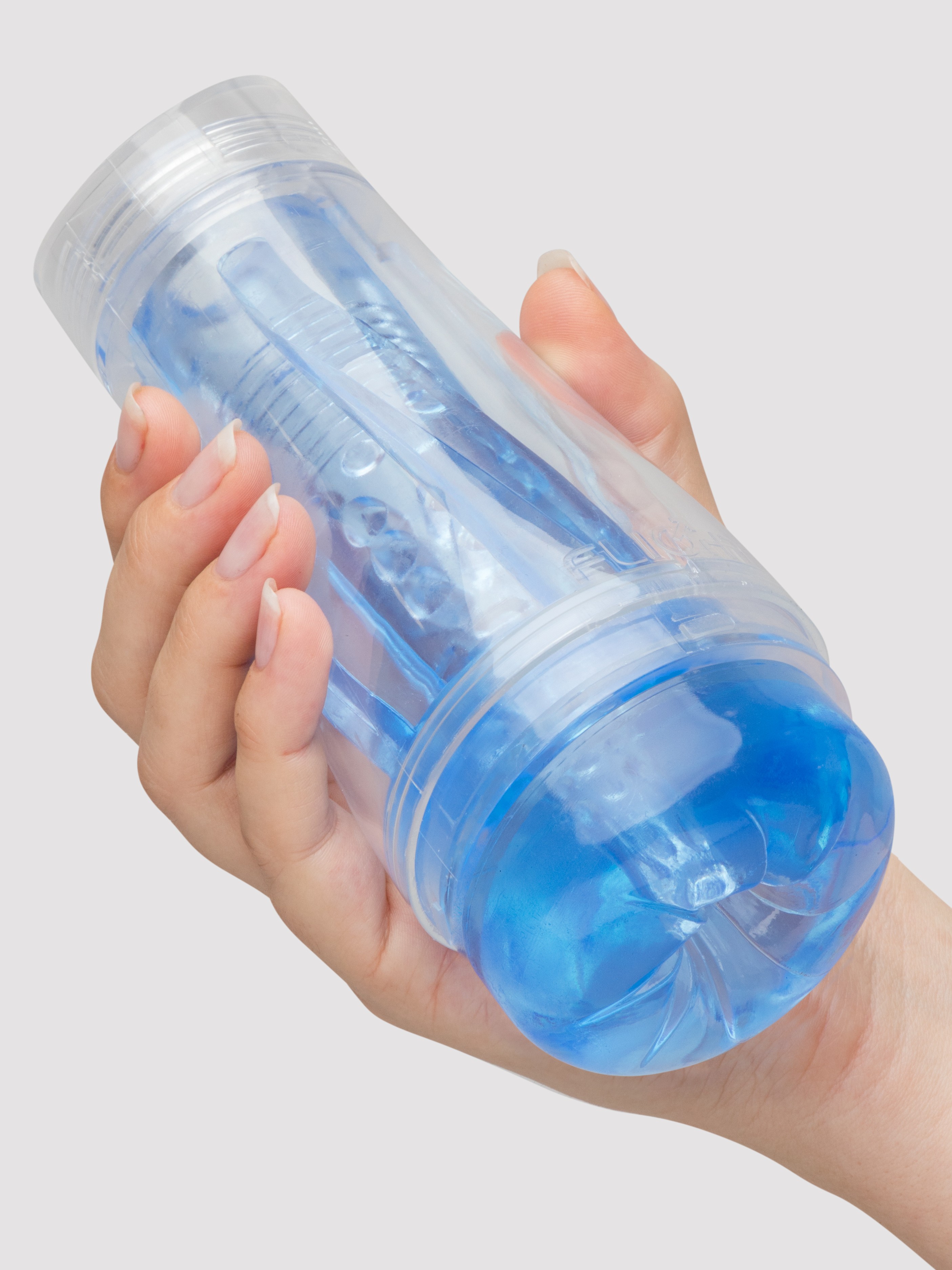 Image of Fleshlight X Lovehoney Masterstroke Male Masturbator - Blue