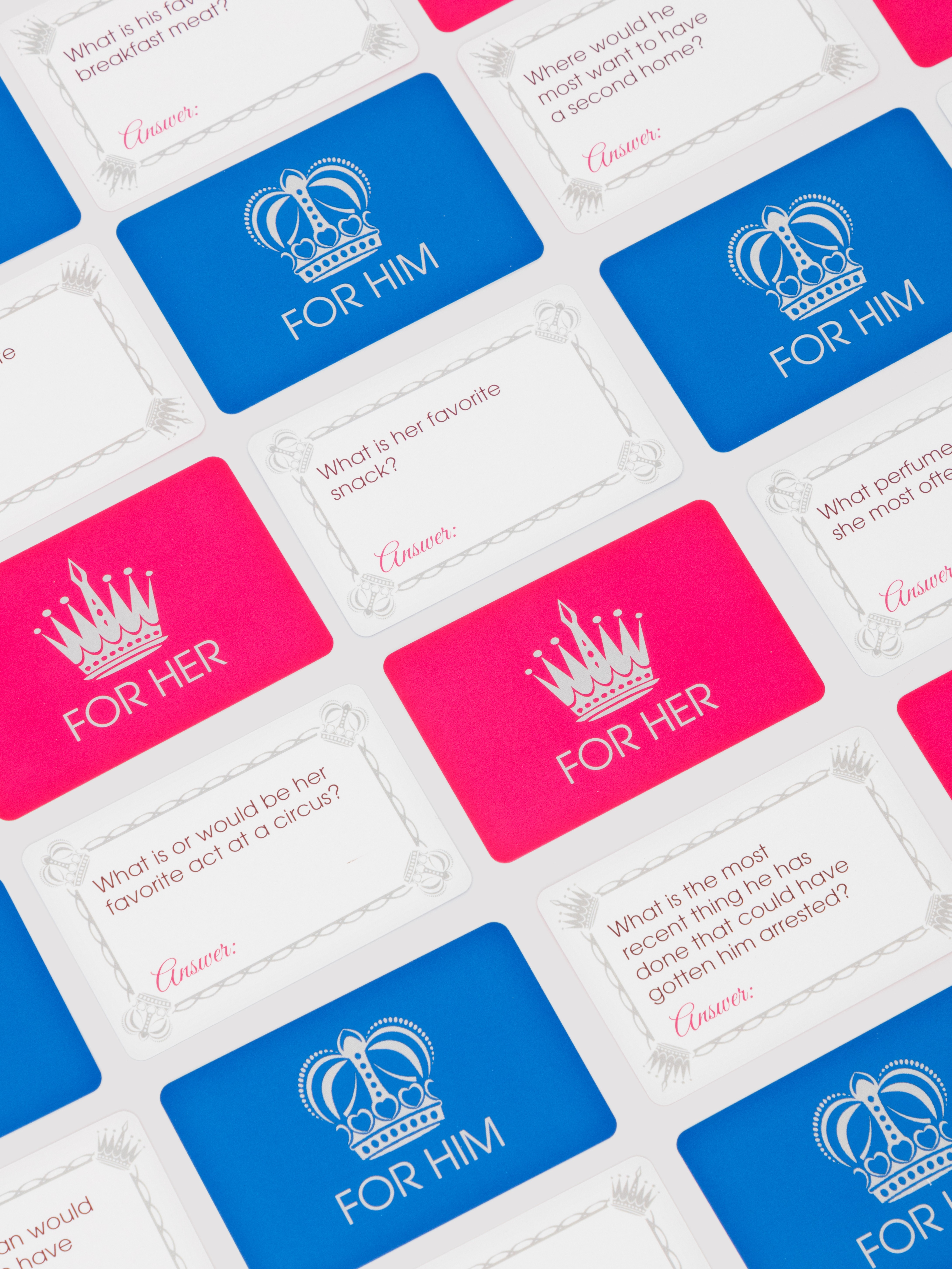 Mr & Mrs Trivia Card Game, , hi-res