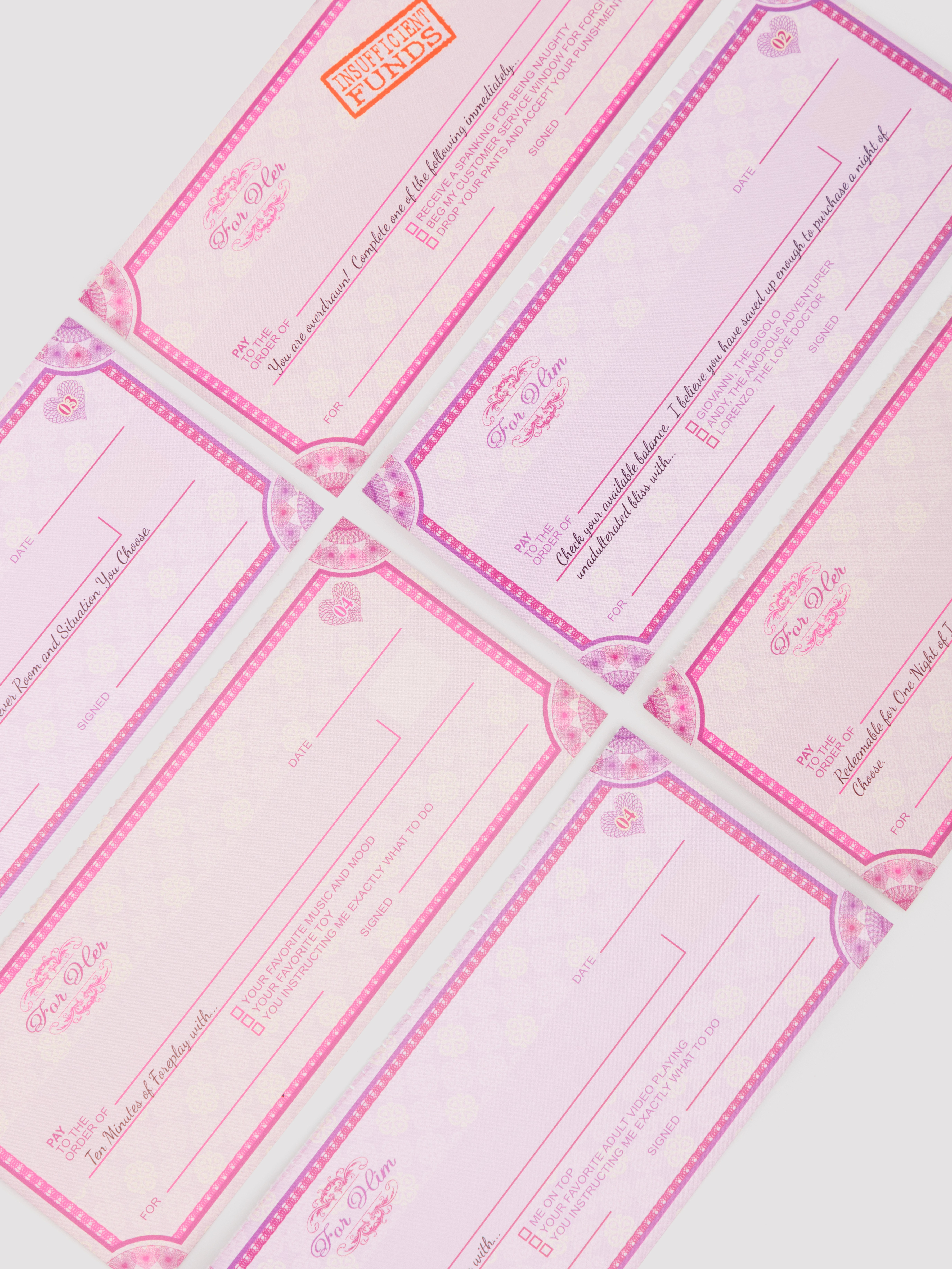 Cheques for Lovers, , hi-res