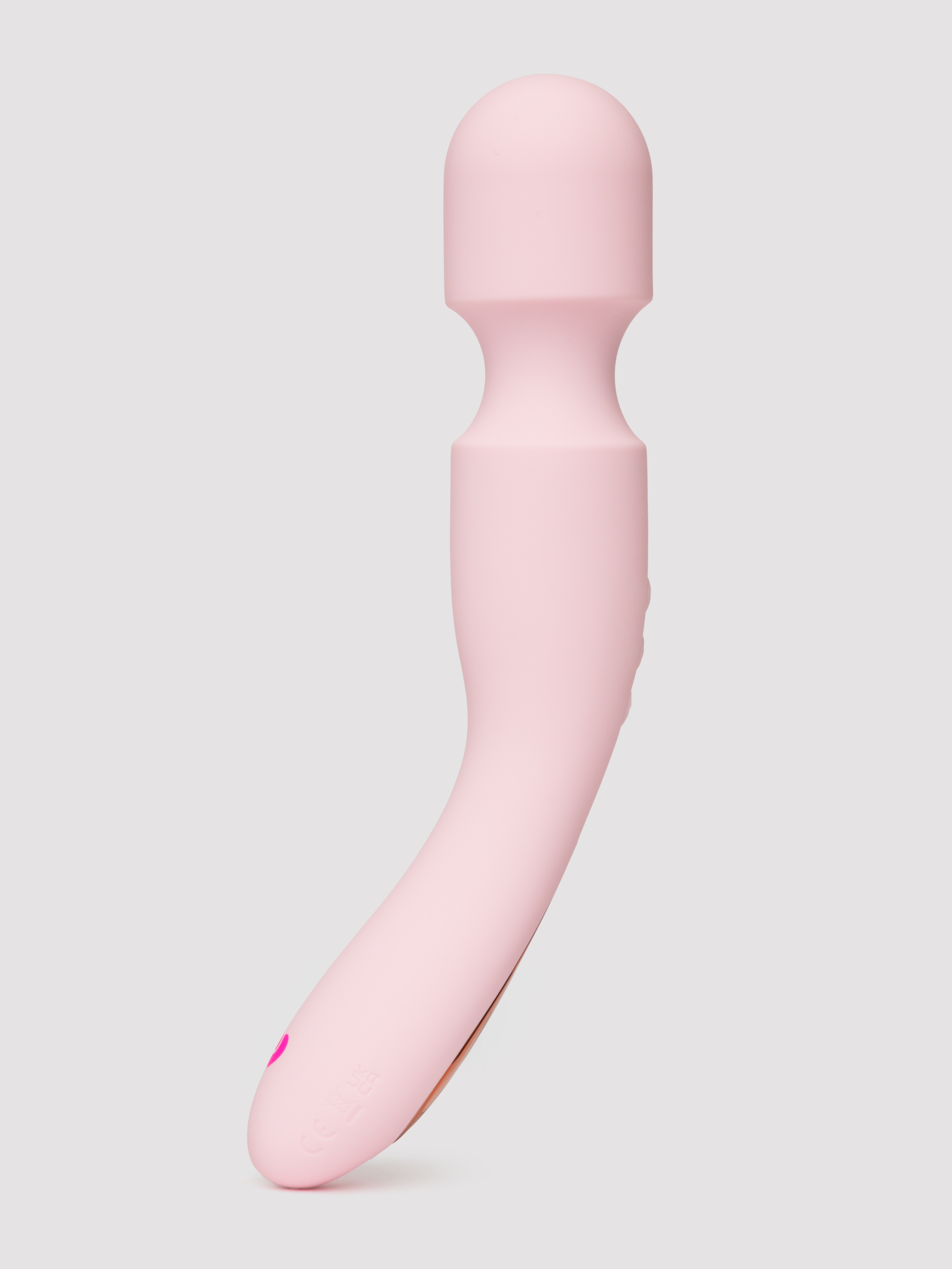 Lovehoney Pleasure Trip Silicone Rechargeable Wand Vibrator, Pink, hi-res