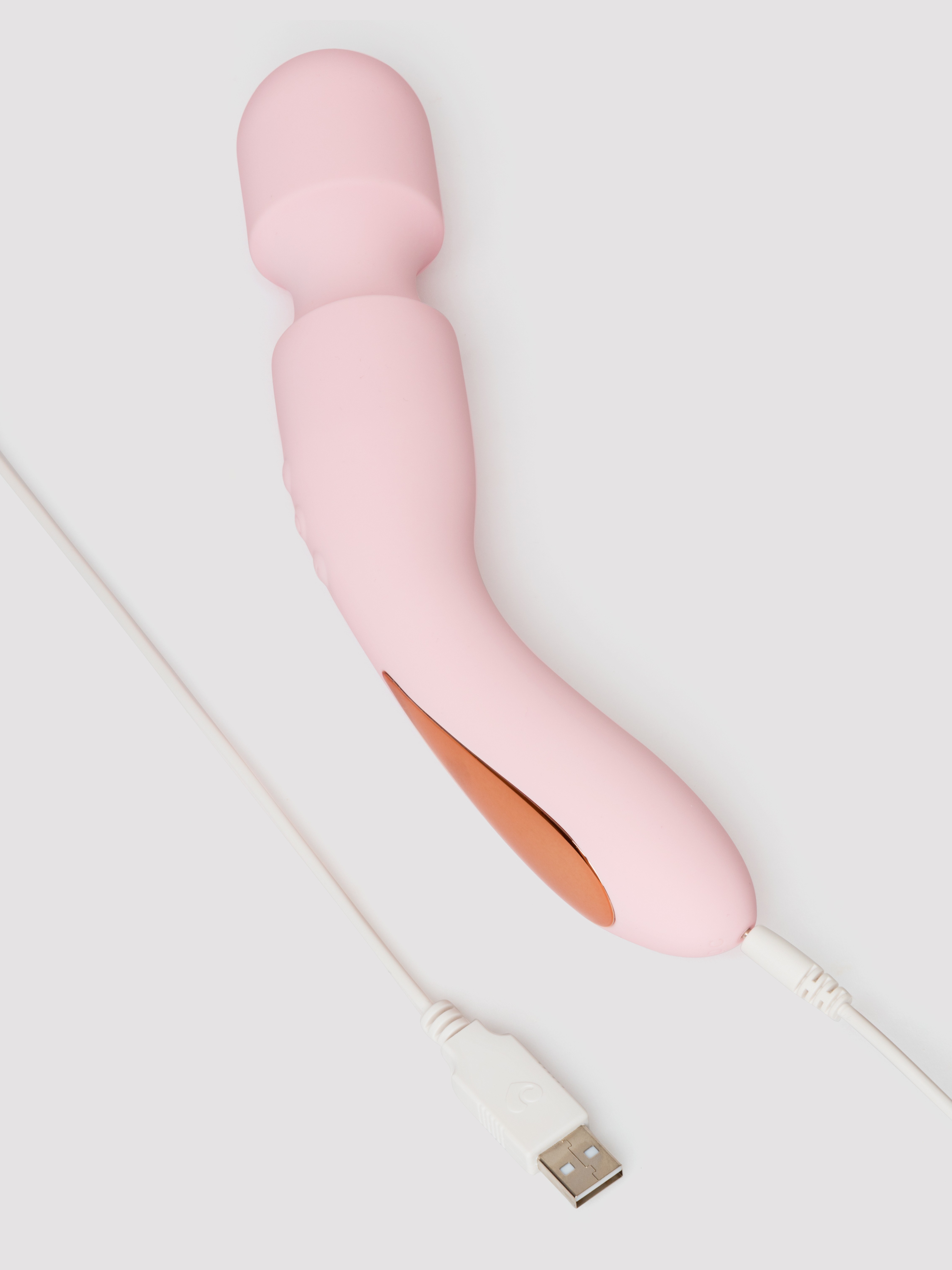 Lovehoney Pleasure Trip Silicone Rechargeable Wand Vibrator, Pink, hi-res