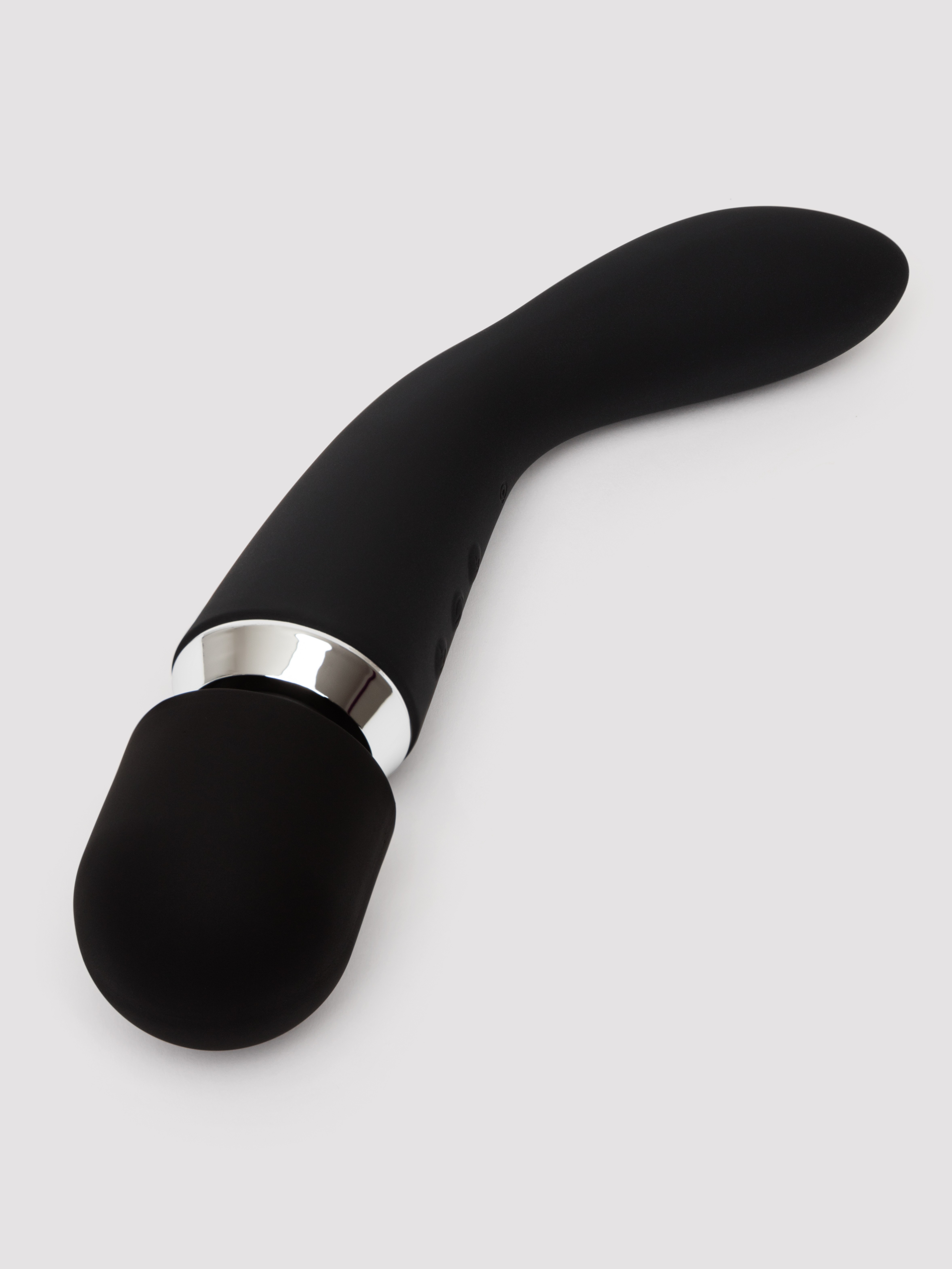 Lovehoney Power Play Rechargeable Dual Wand Massager and Vibrator, Black, hi-res