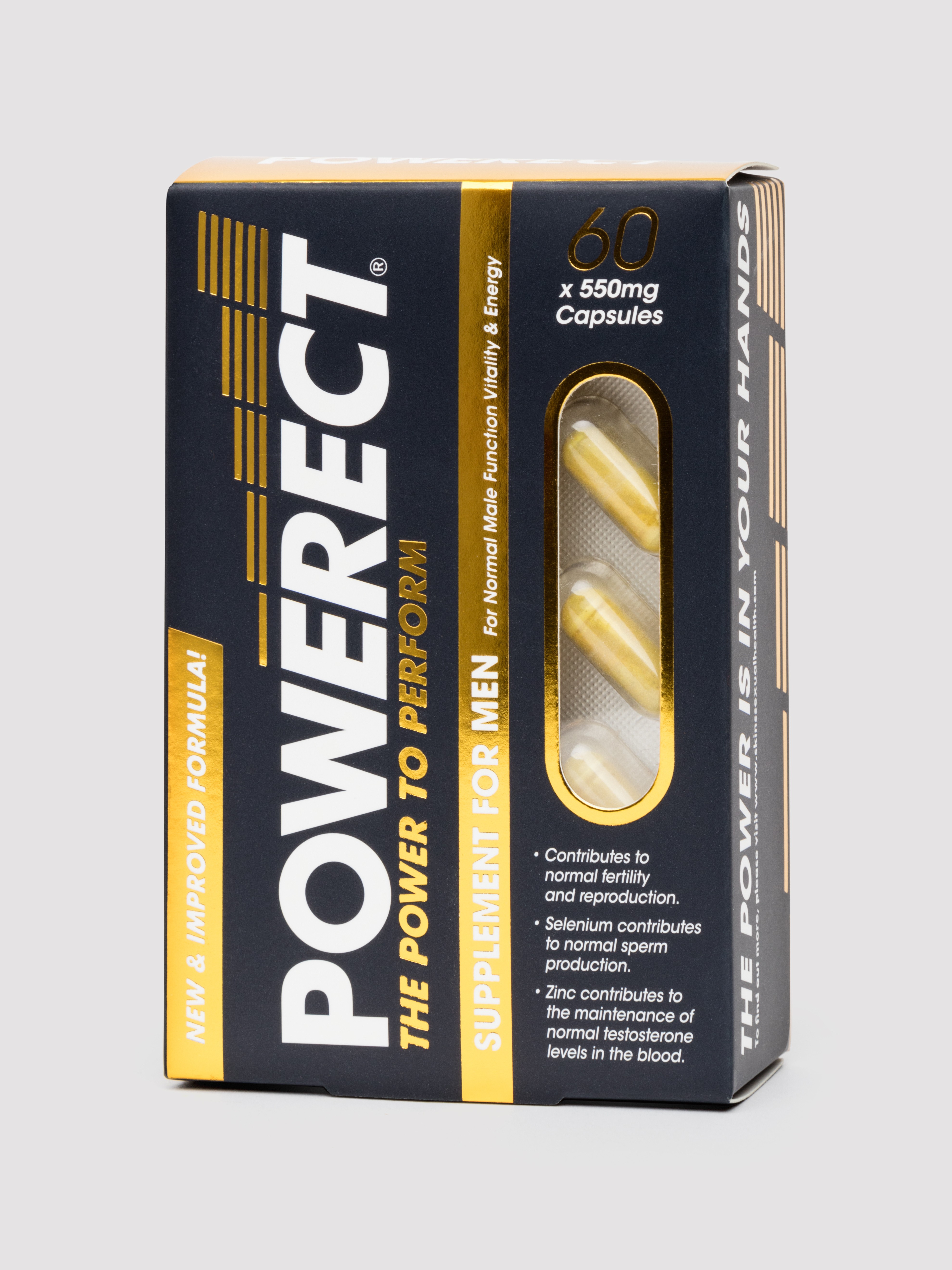 Powerect Pills Supplements for Men (60 pack), , hi-res