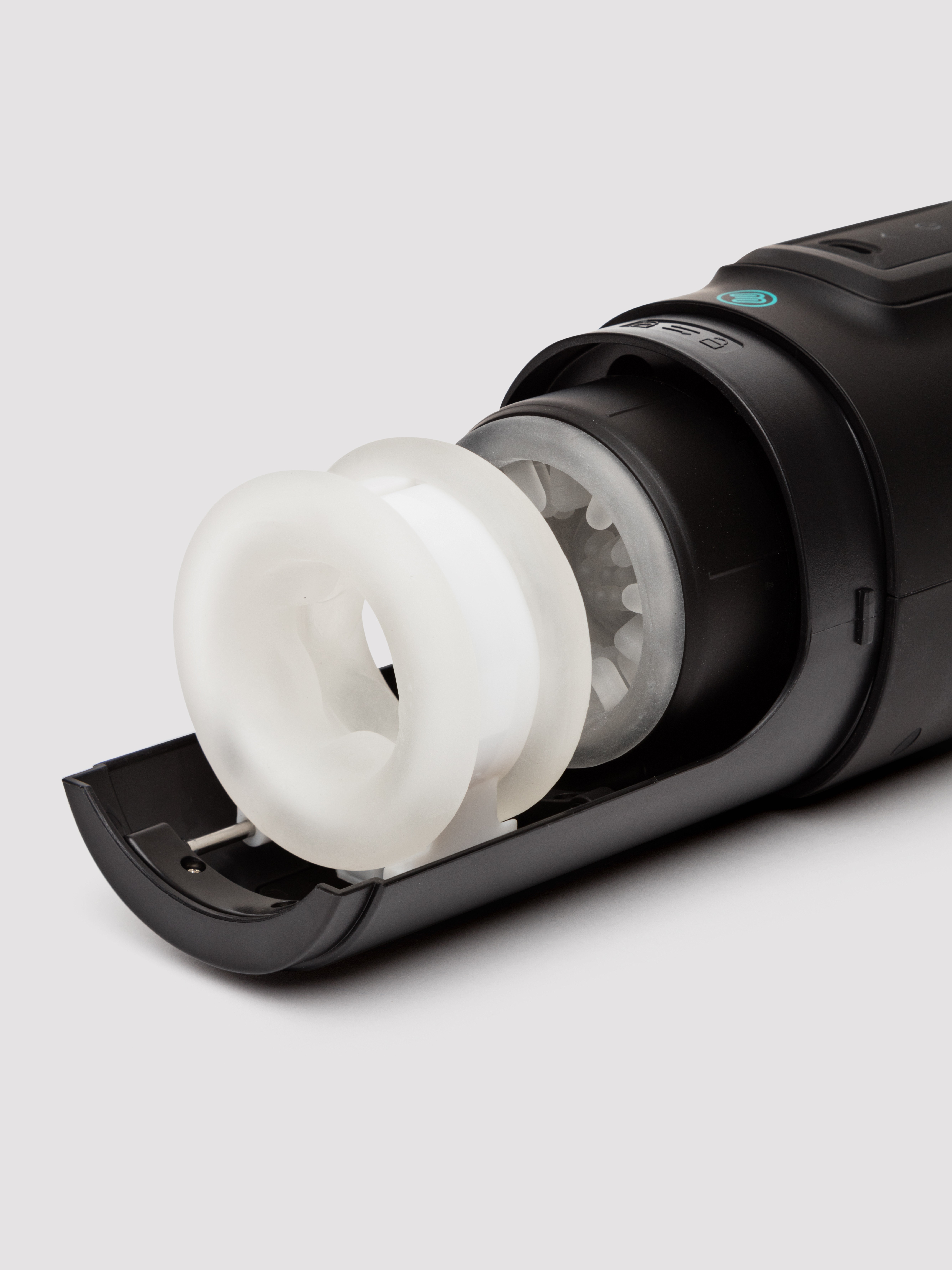 Blowmotion Rechargeable Thrusting Rotating Male Masturbator, Black, hi-res