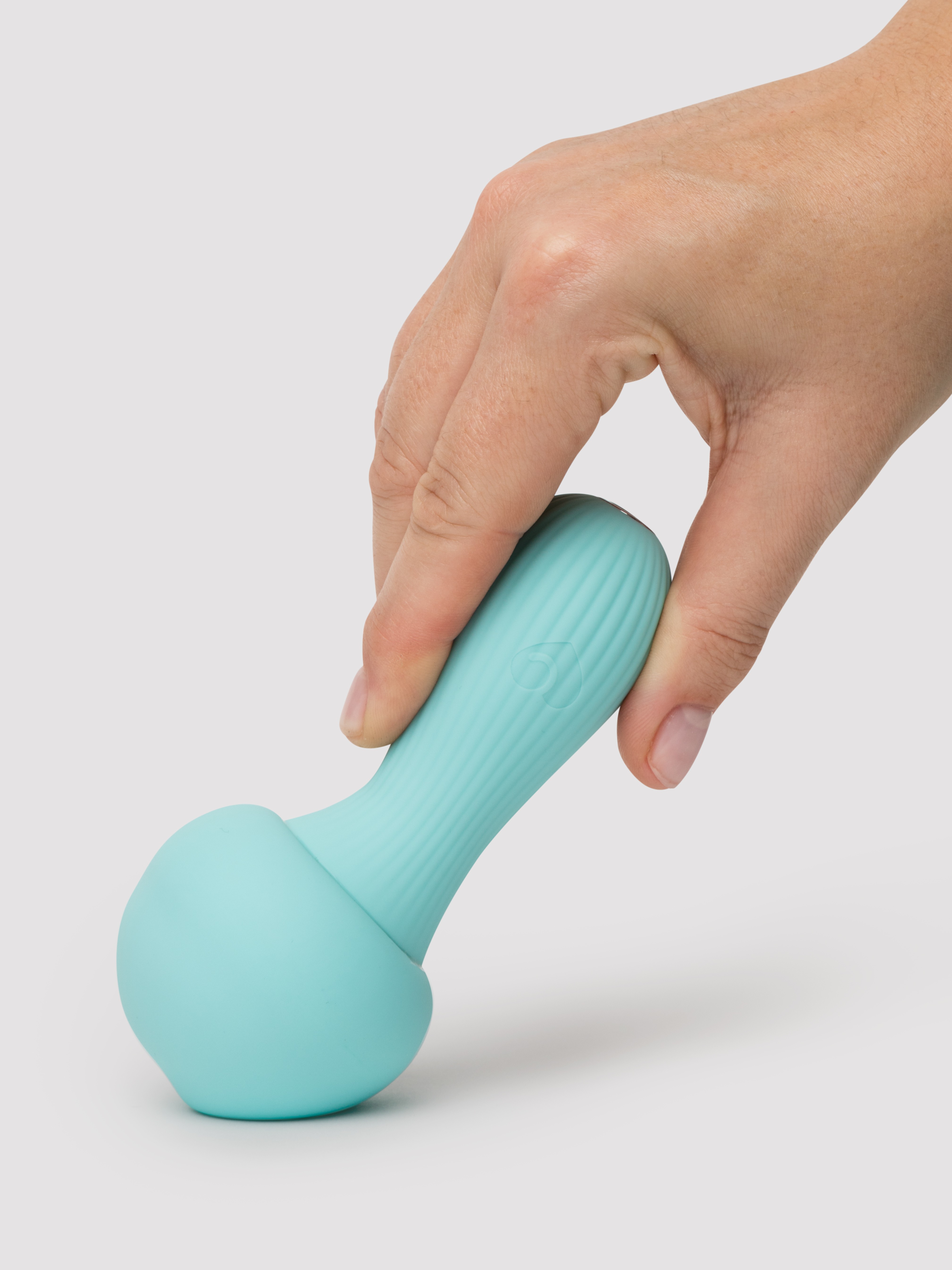 Lovehoney Date Light Discreet Light Up Mushroom Clitoral Vibrator, Light Blue, hi-res