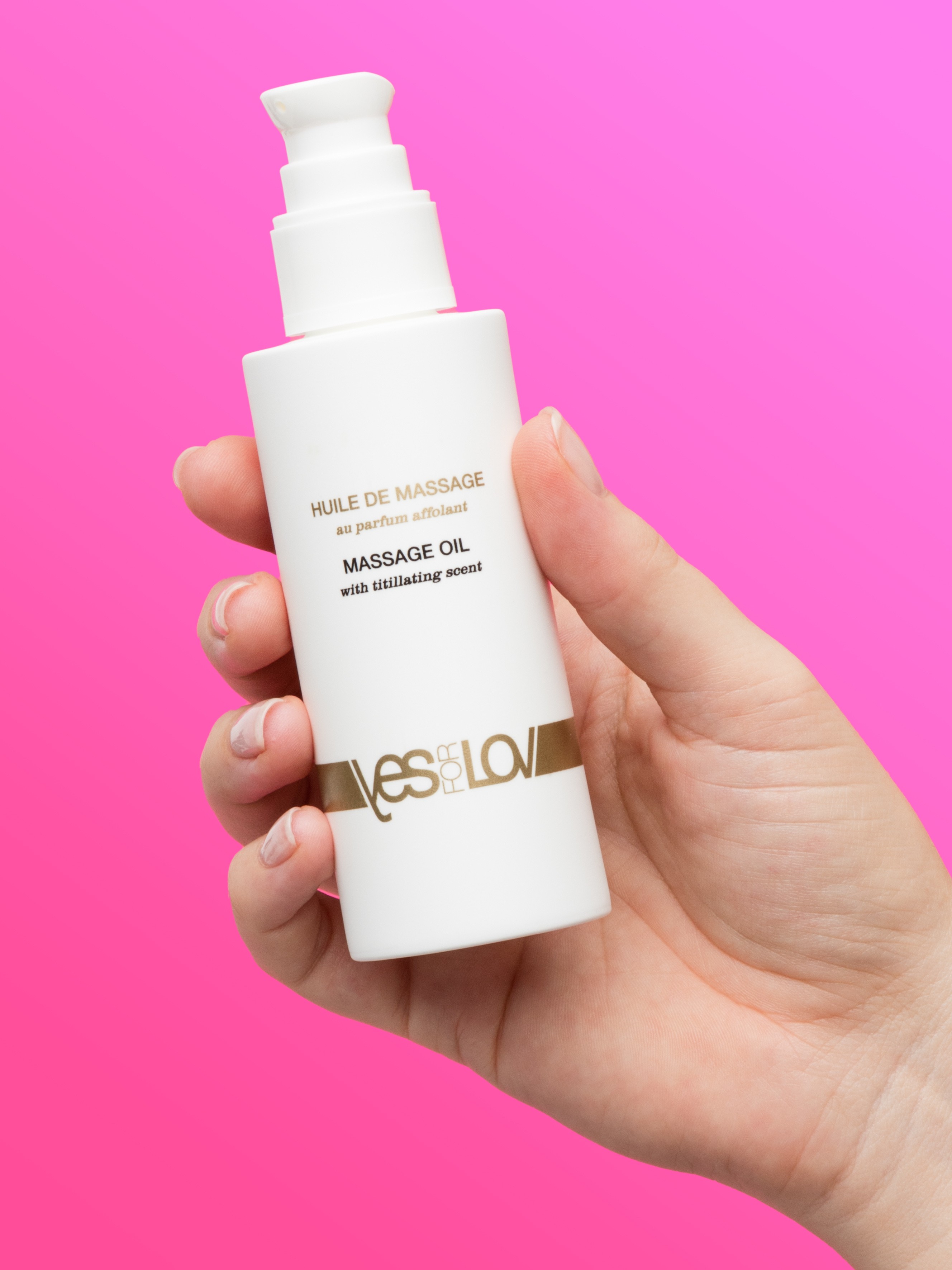 YESforLOV Titillating Massage Oil 100ml, , hi-res