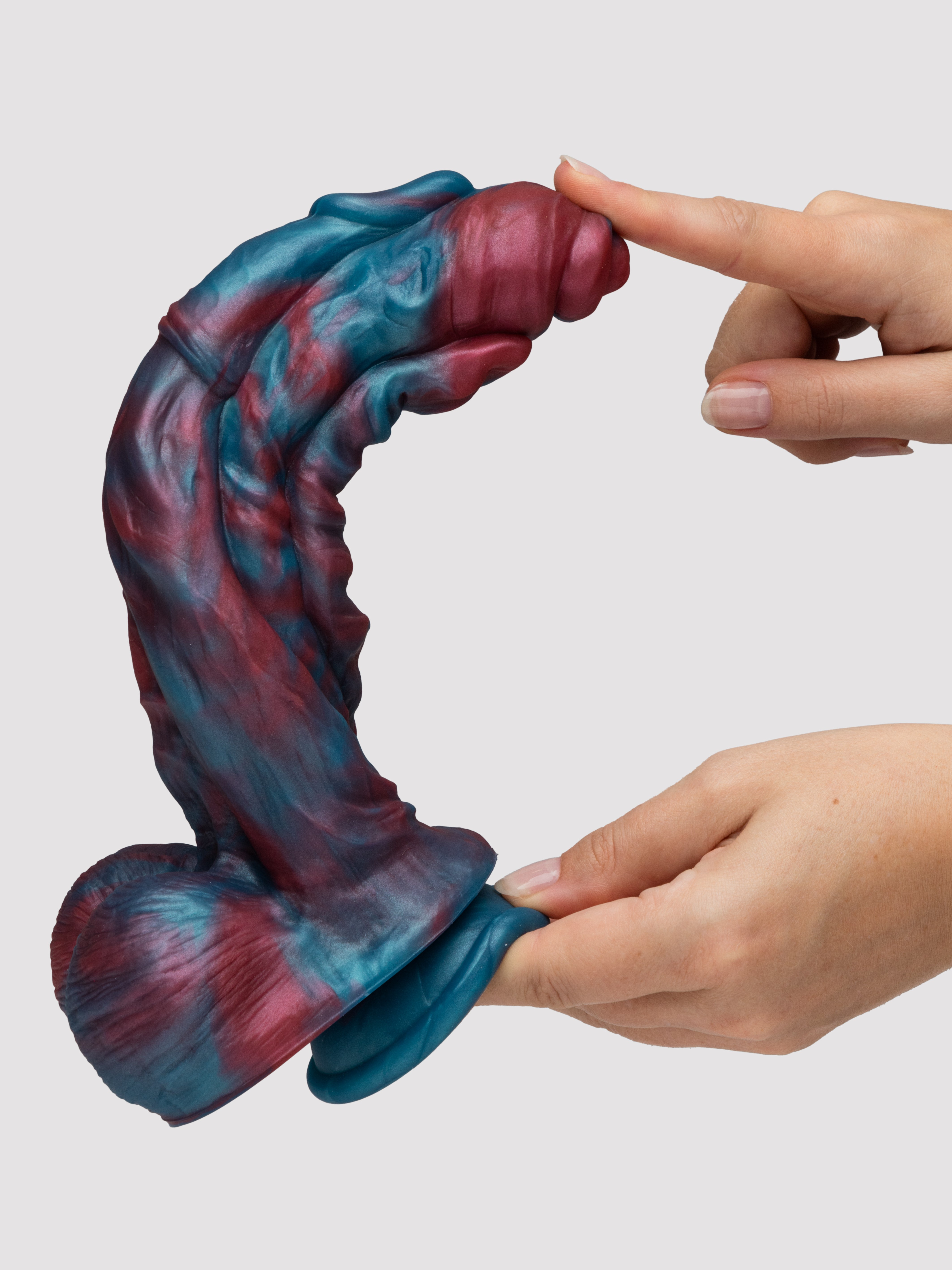 Creature Cocks Sea Monster Silicone Dildo, Blue, hi-res