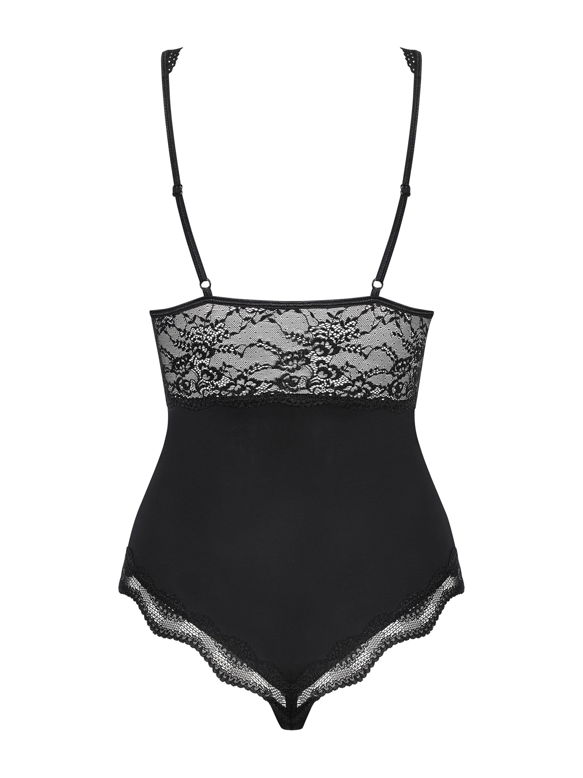 Obsessive Luvae Black Lace Underwire Body, Black, hi-res