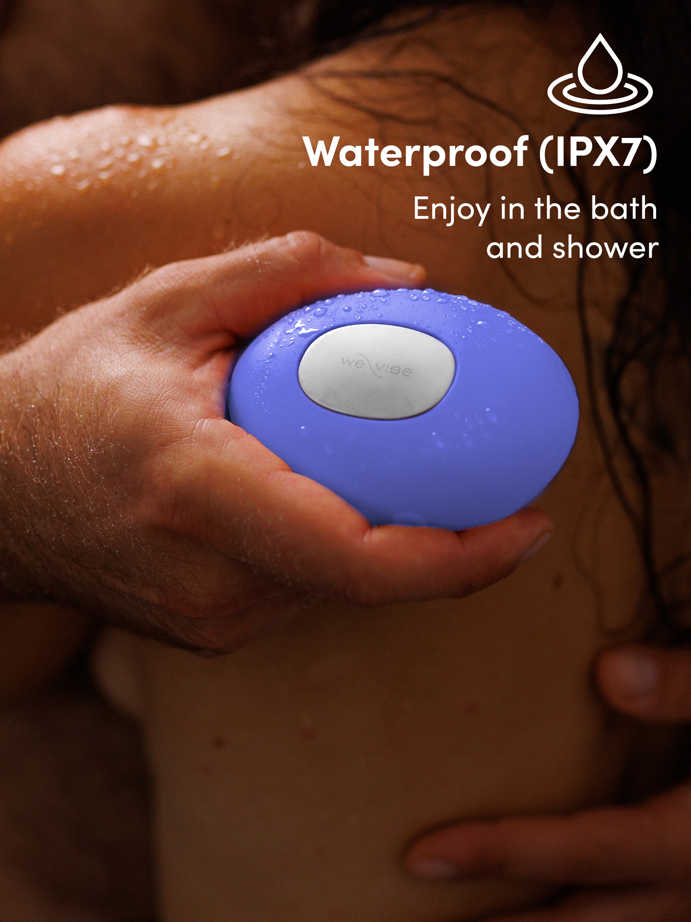 We-Vibe Temp Lavender Blue Heating and Cooling Clitoral Vibrator, Blue, hi-res