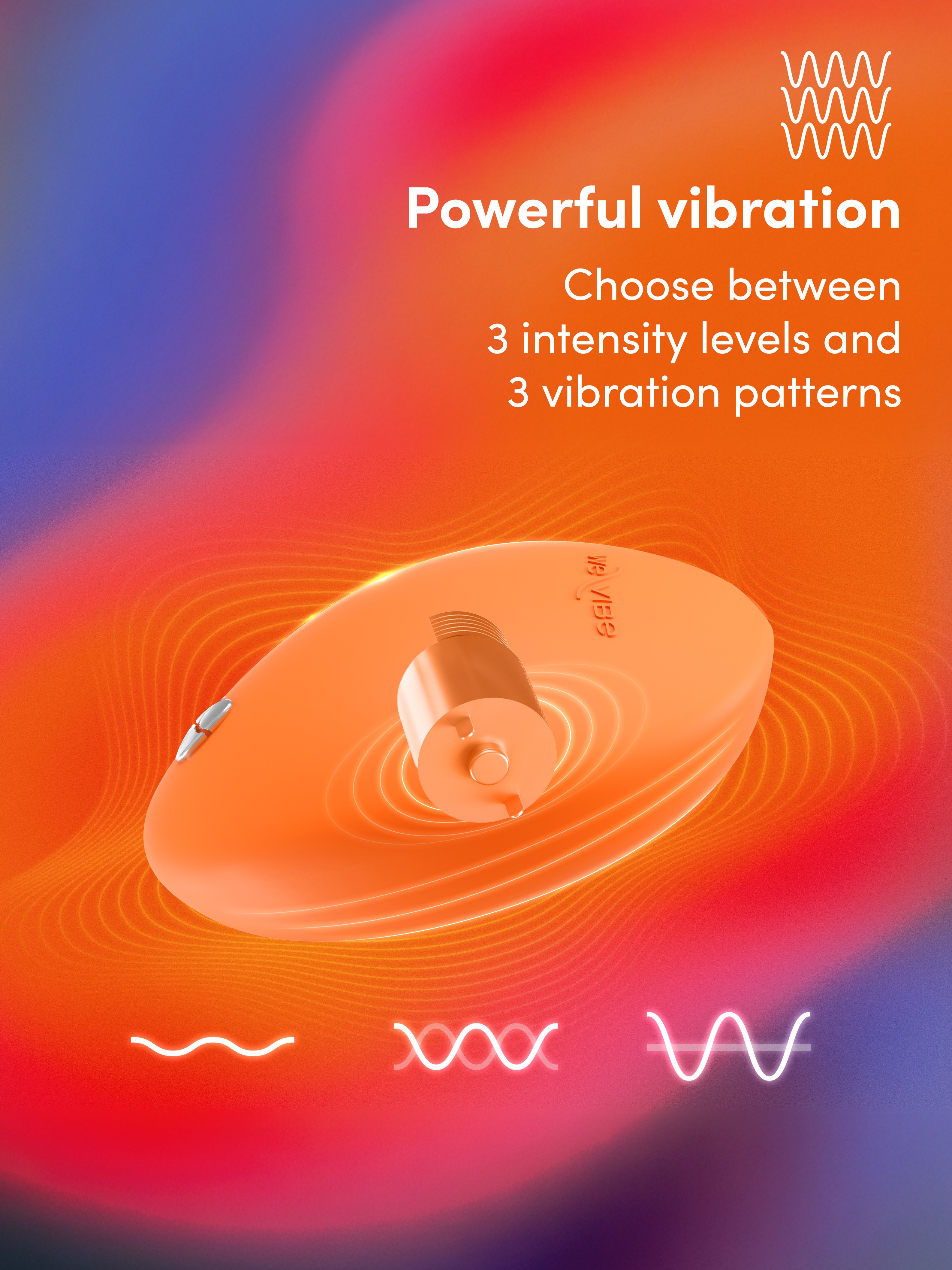 We-Vibe Temp Tangerine Heating and Cooling Clitoral Vibrator, Orange, hi-res