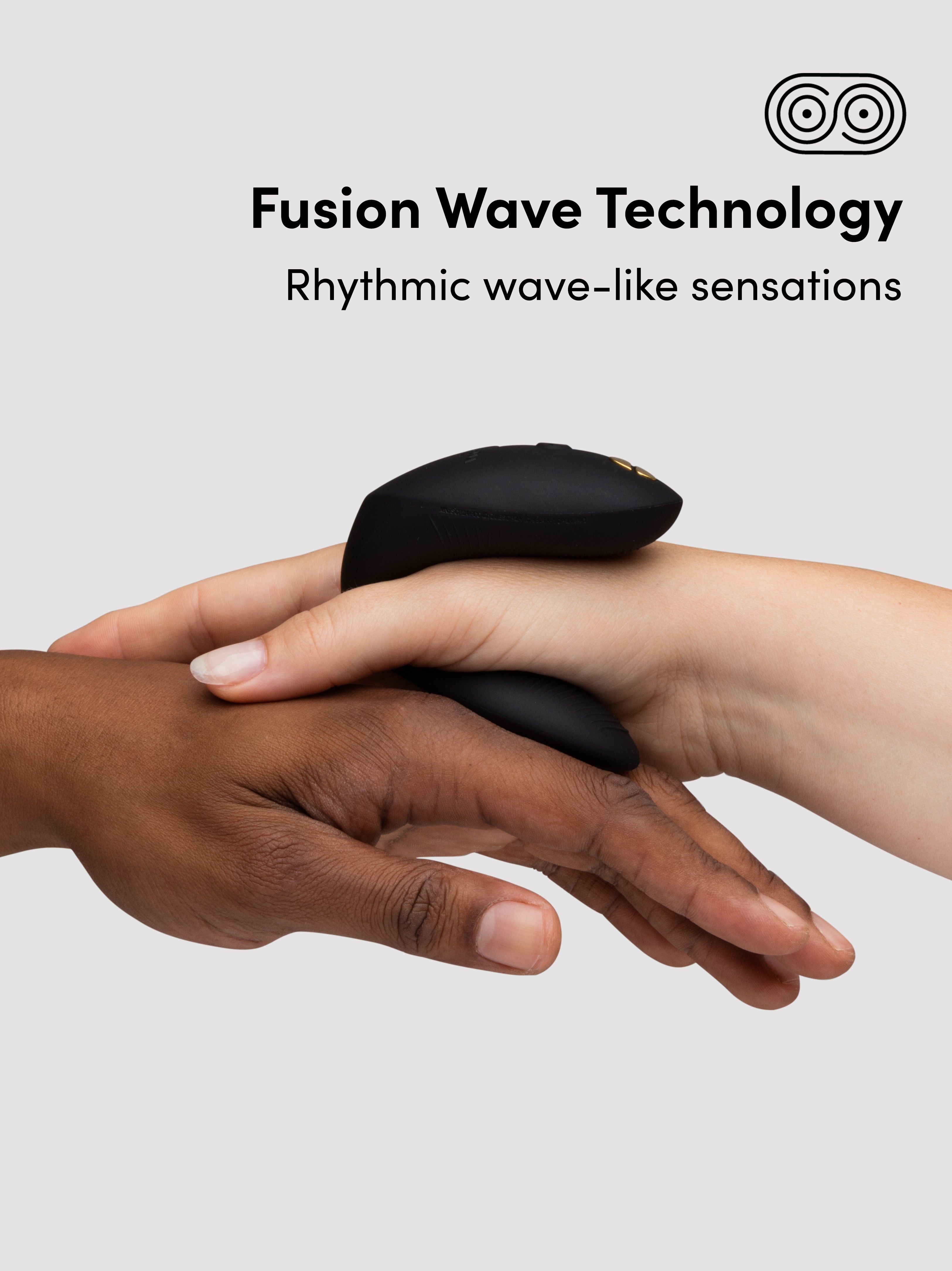 We-Vibe Chorus Pro Satin Black App and Remote Controlled Couple's Vibrator, Black, hi-res