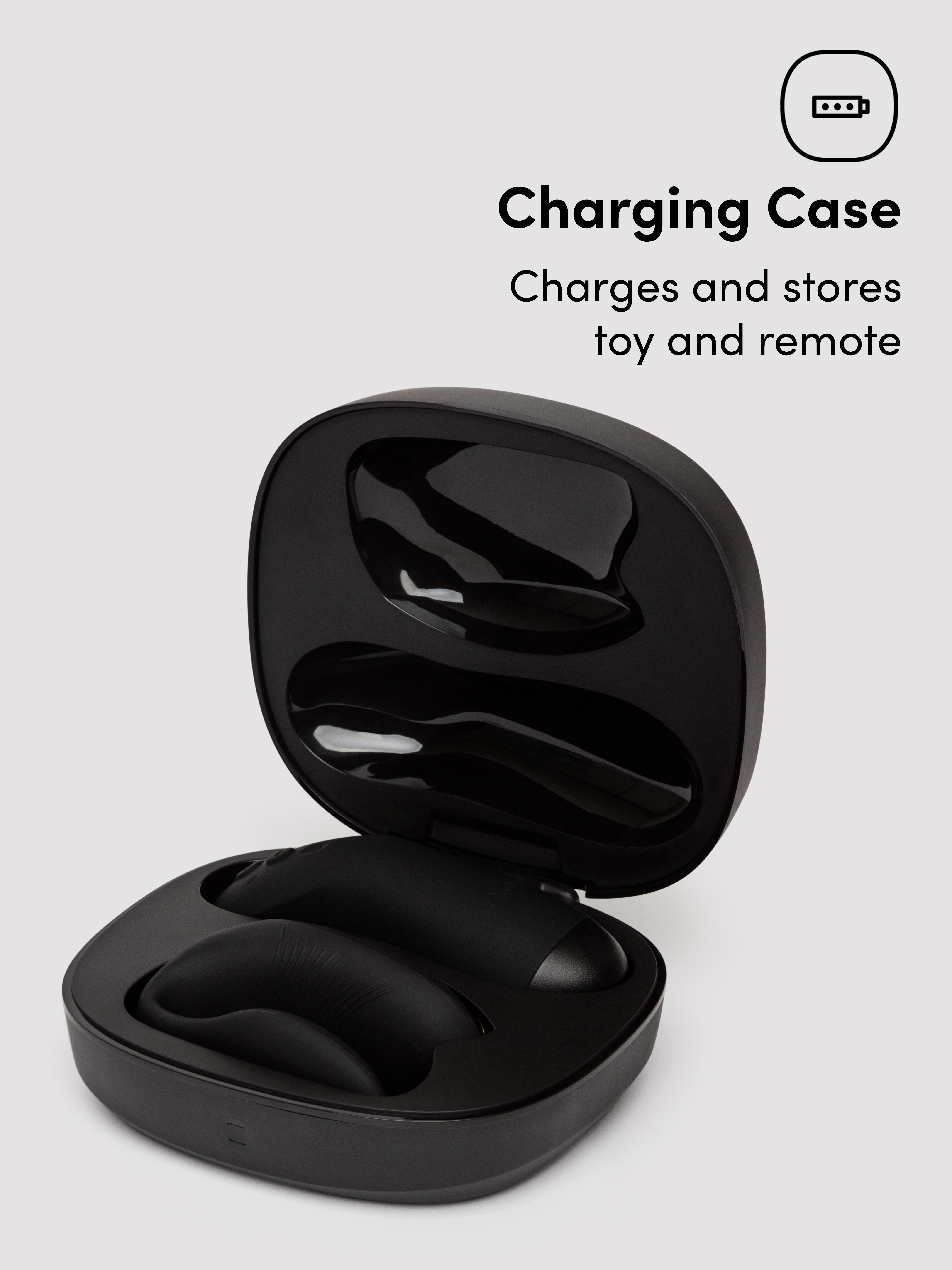 We-Vibe Chorus Pro Satin Black App and Remote Controlled Couple's Vibrator, Black, hi-res