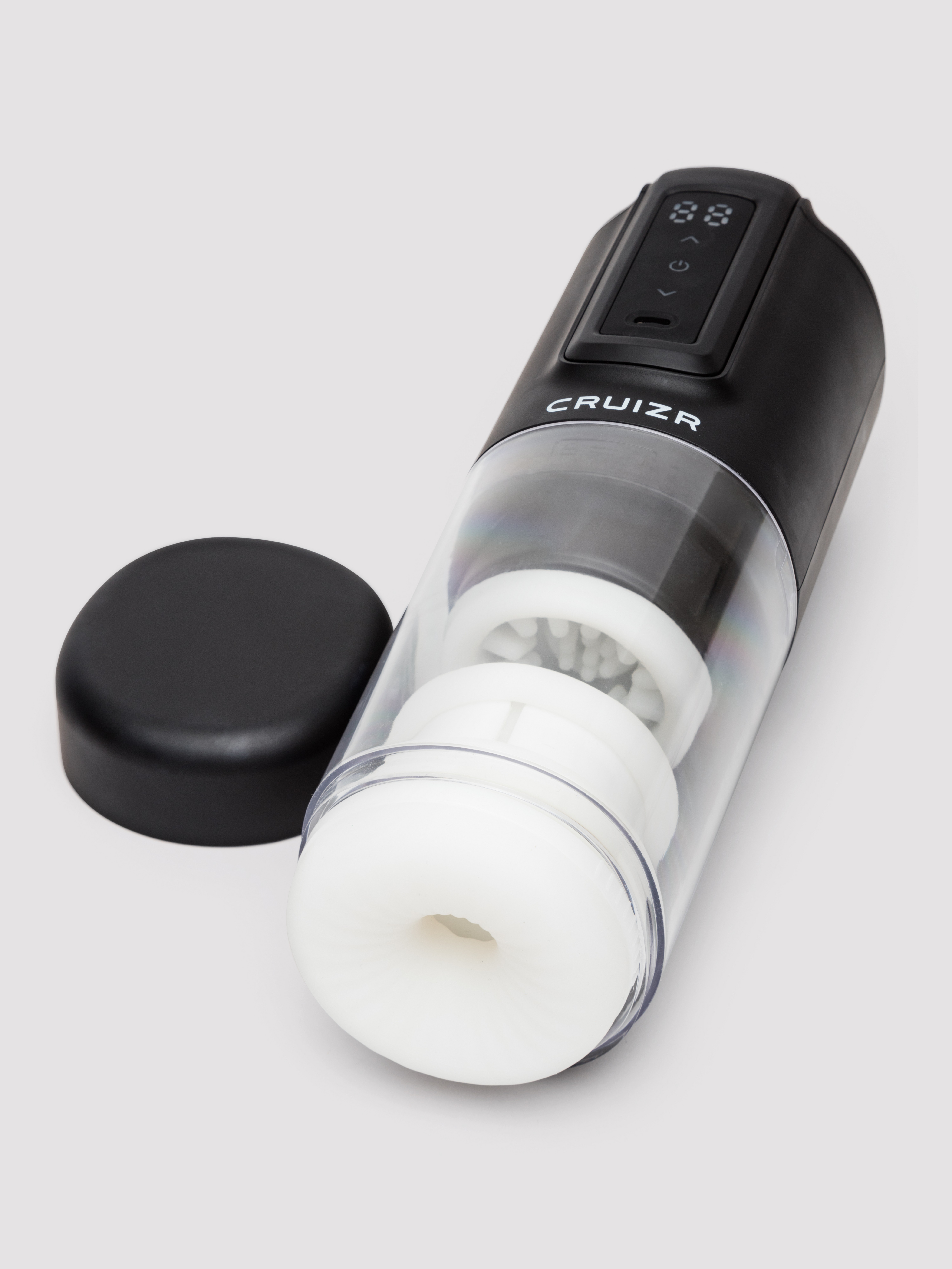 CRUIZR CX10 Thrusting Rotating and Vibrating Male Masturbator, Black, hi-res