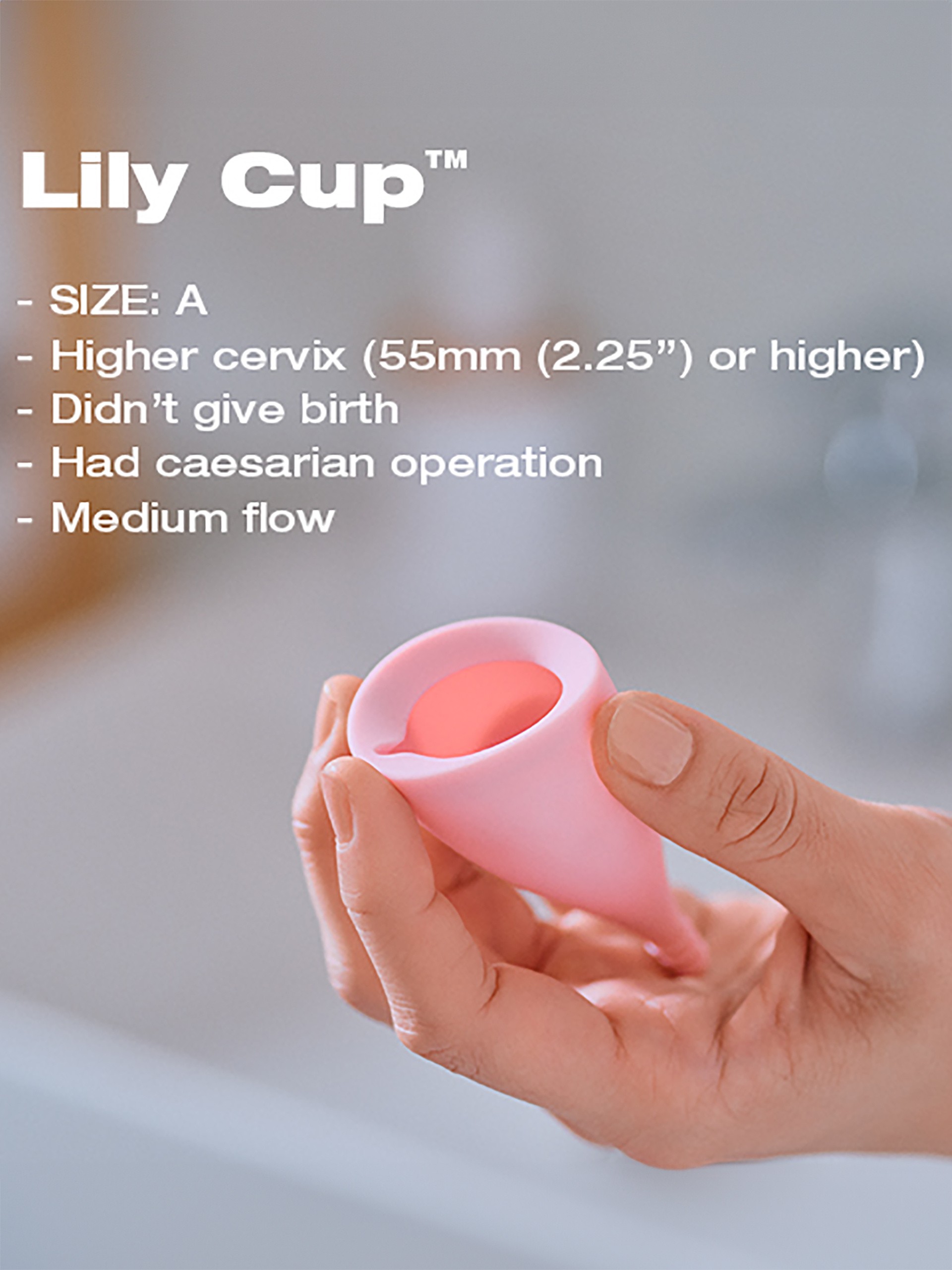 Intimina Lily Menstrual Cup A, , hi-res