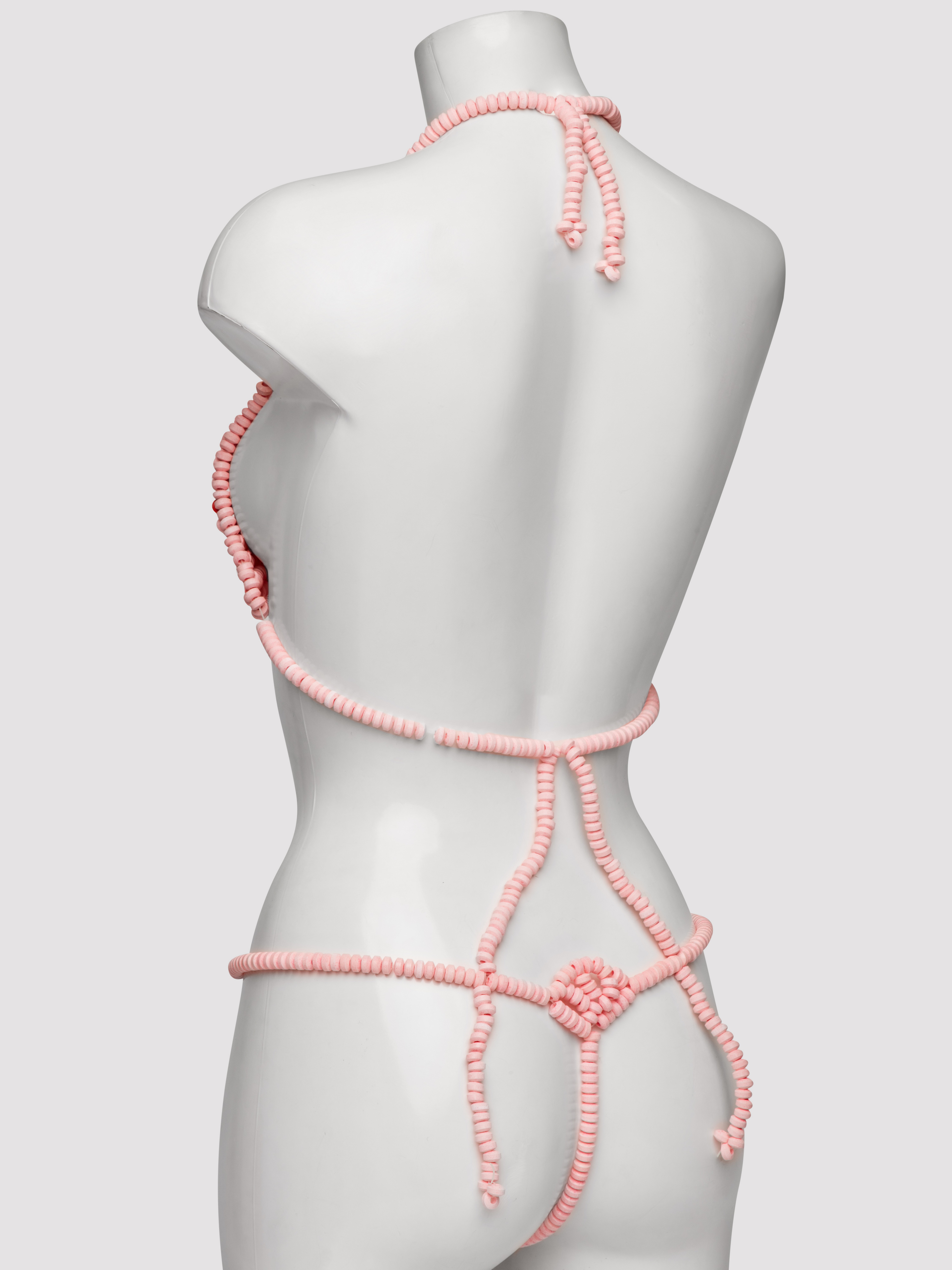 Sweet and Sexy Candy Pink Heart Bra Set, , hi-res
