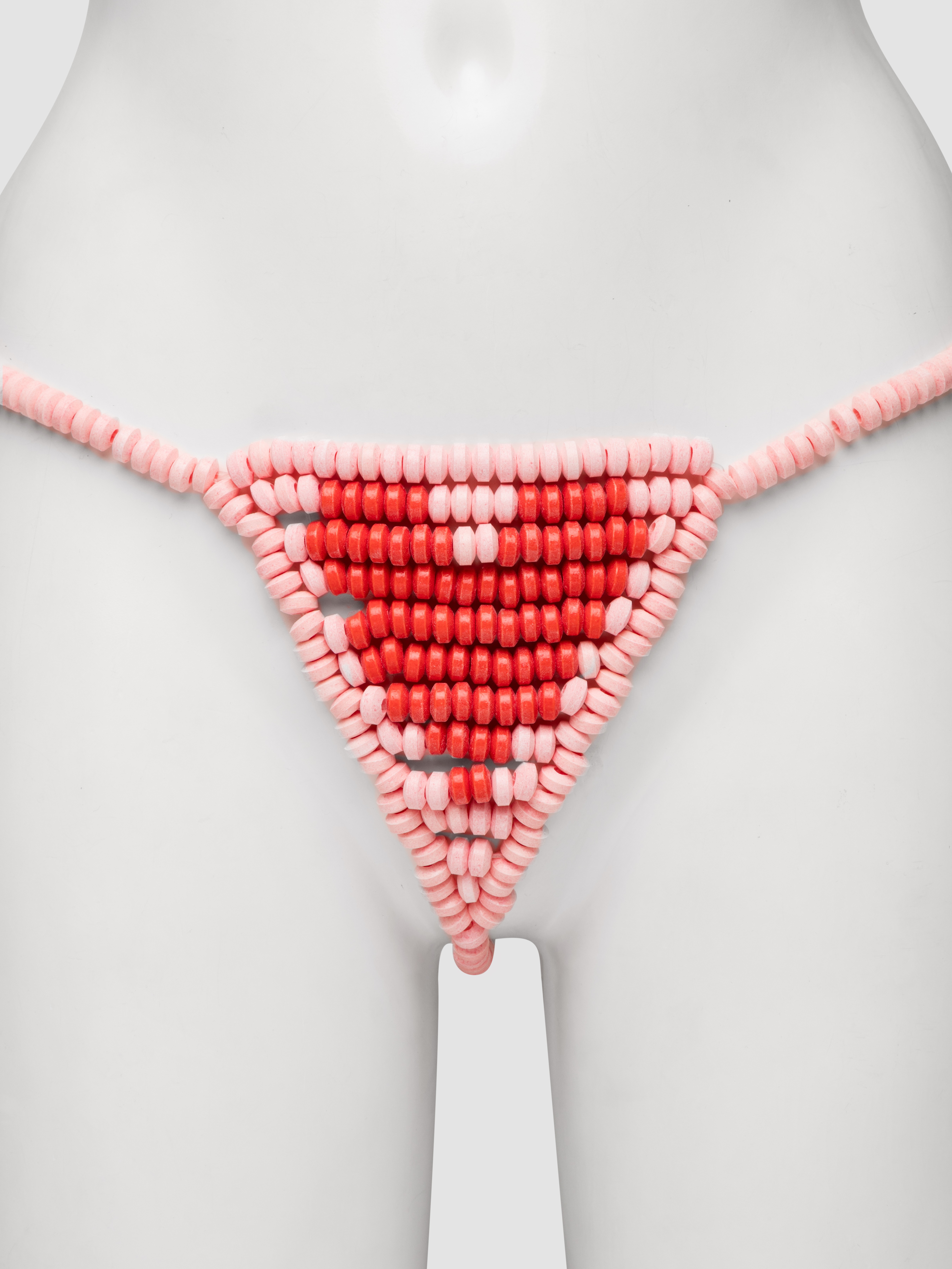 Sweet and Sexy Candy Pink Heart Bra Set, , hi-res