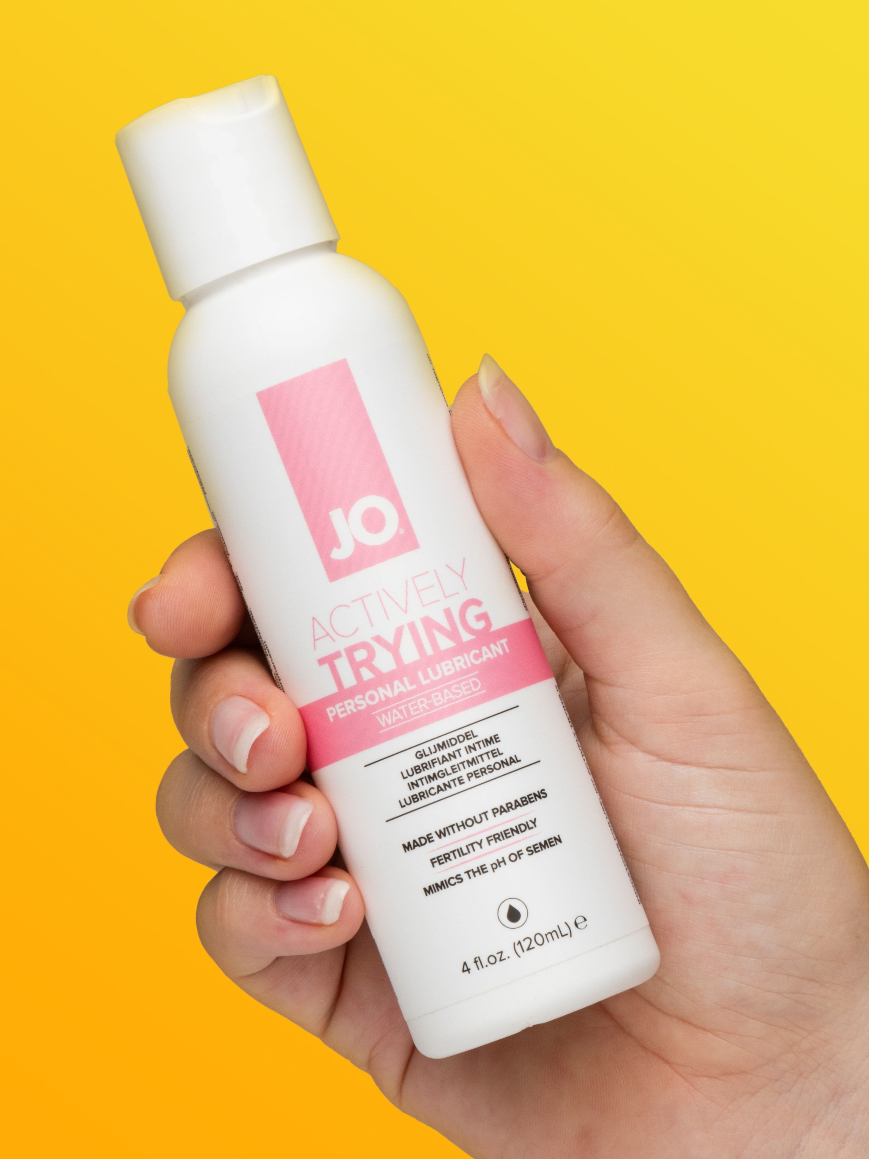 System JO&reg; ACTIVELY TRYING Personal Lubricant 120ml, , hi-res