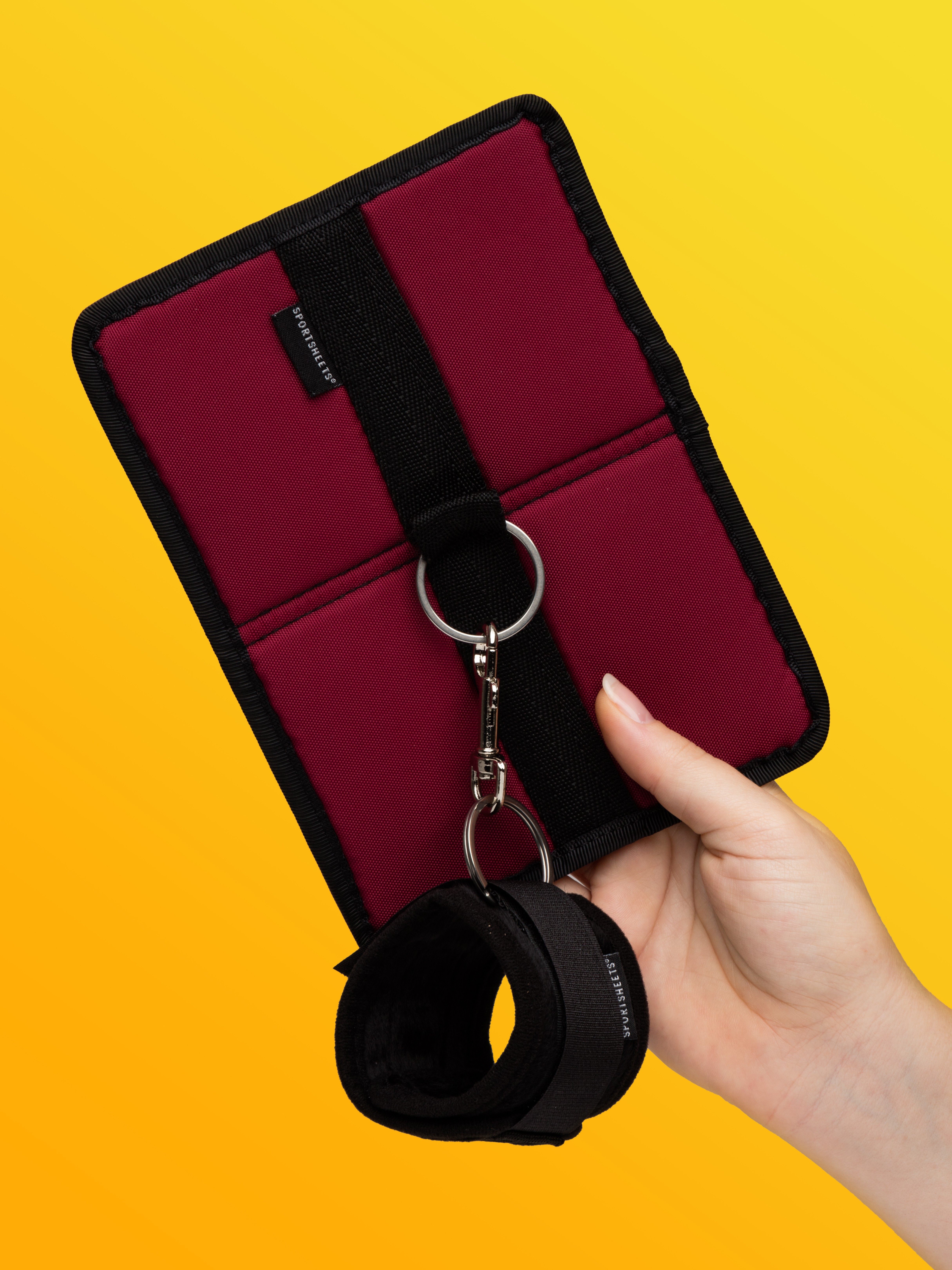 Sportsheets The Original Under the Bed Adjustable Restraint, Black, hi-res