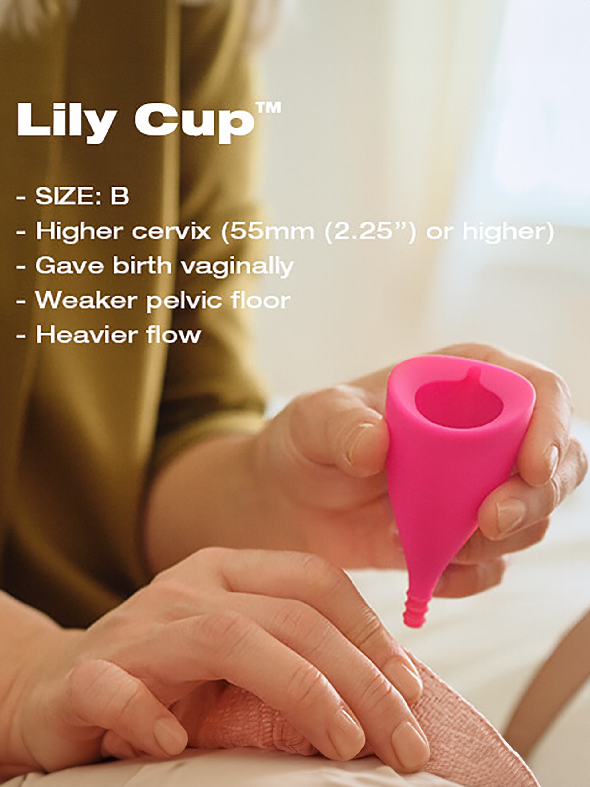 Intimina Lily Menstrual Cup B, , hi-res