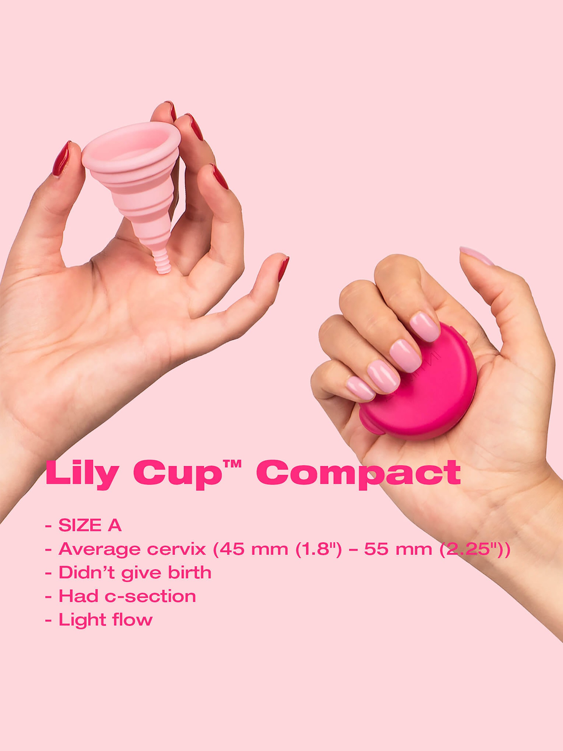 Intimina Lily Menstrual Cup Compact A, , hi-res