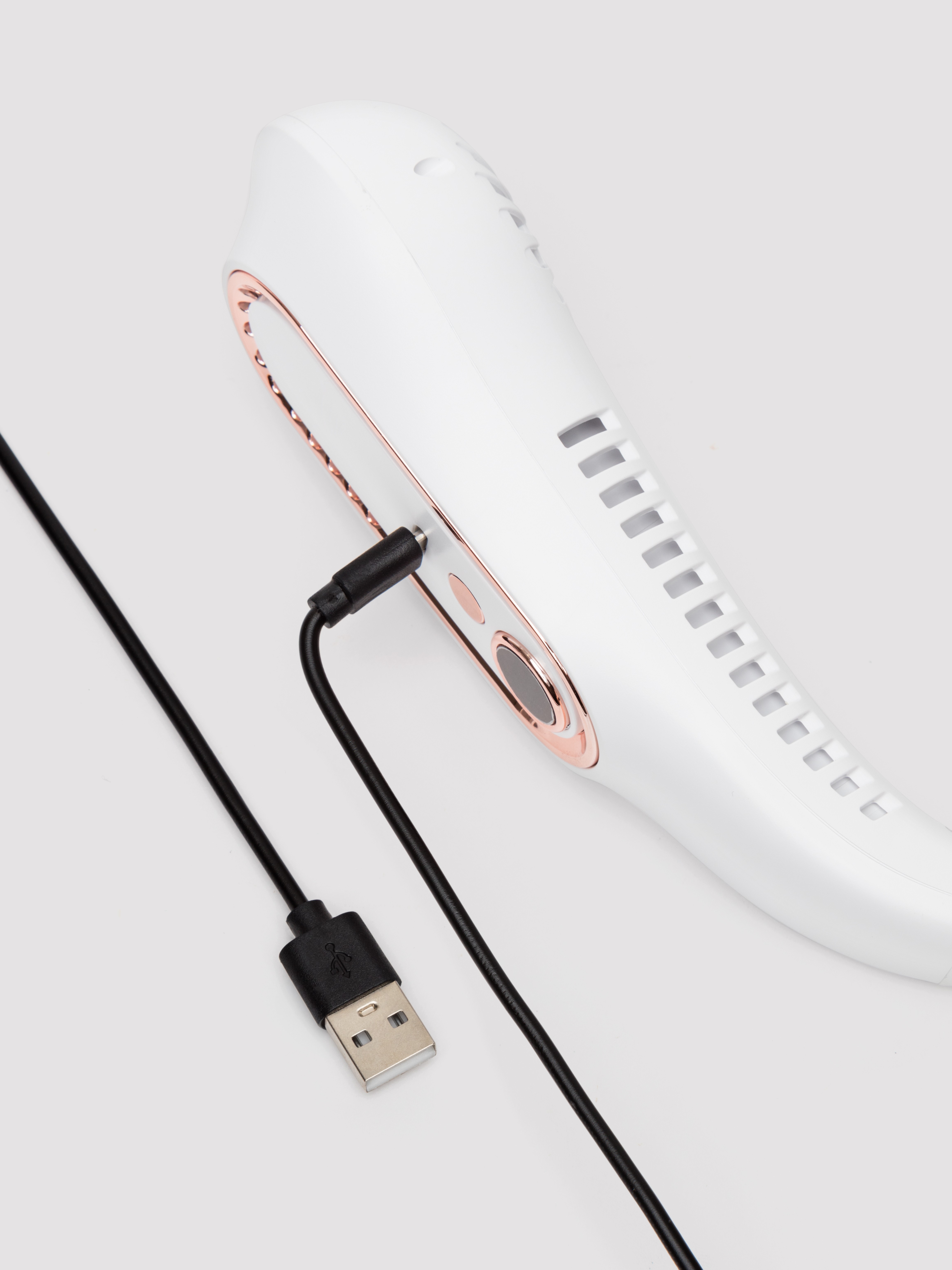 Insu Beauty No-More-Melting Cooling Neck Fan, Silver, hi-res